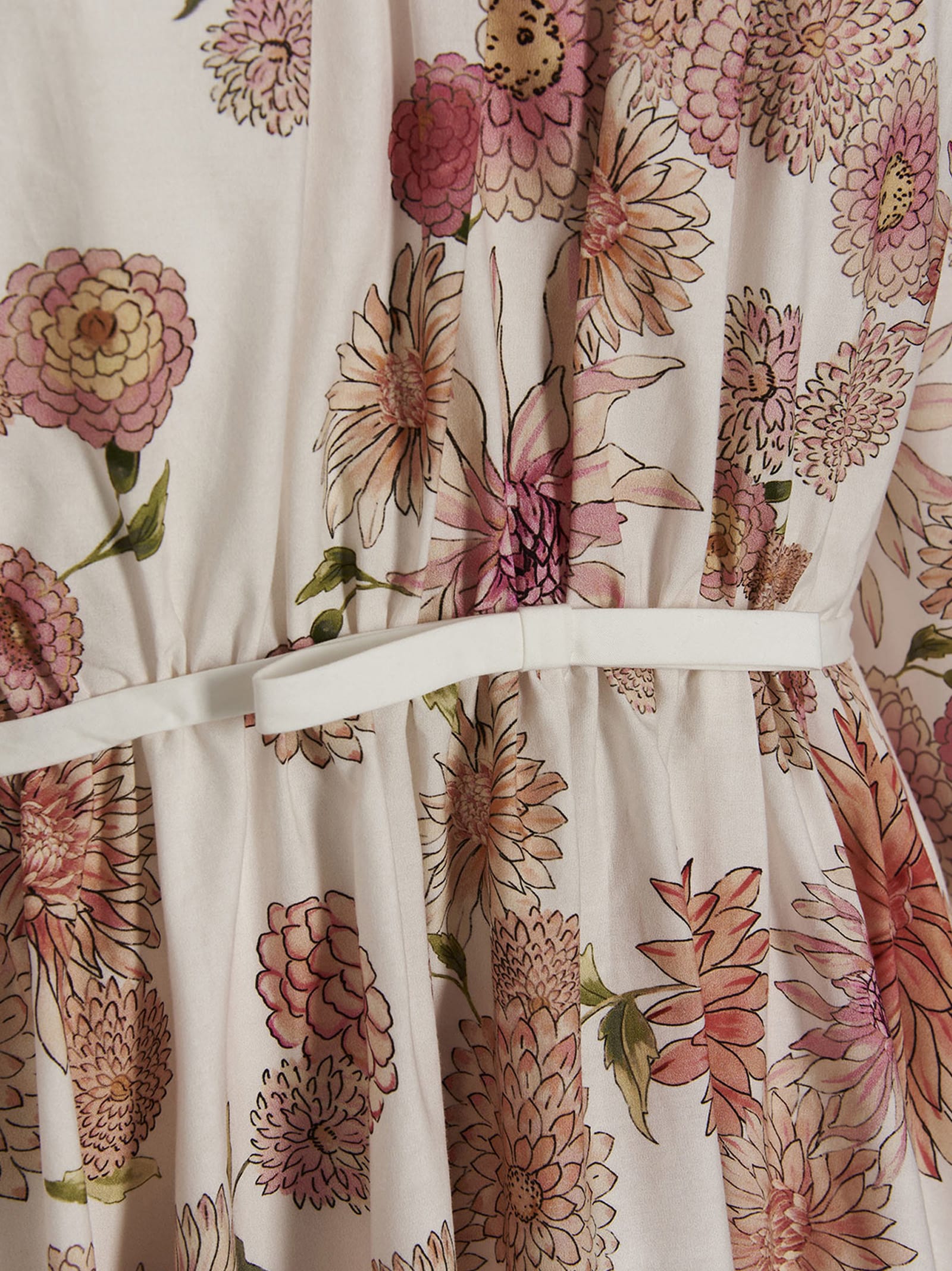 Shop Giambattista Valli Floral Printed Maxi Dress In Multicolor