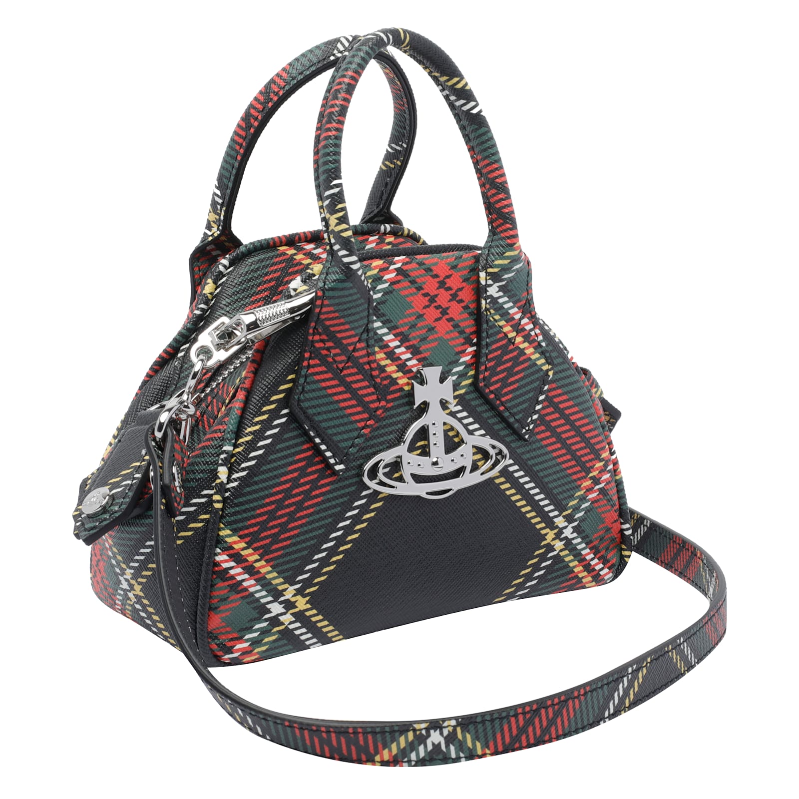 Vivienne Westwood Borsa A Mano Yasmine Mini In Similpelle Stampata Donna In Multi