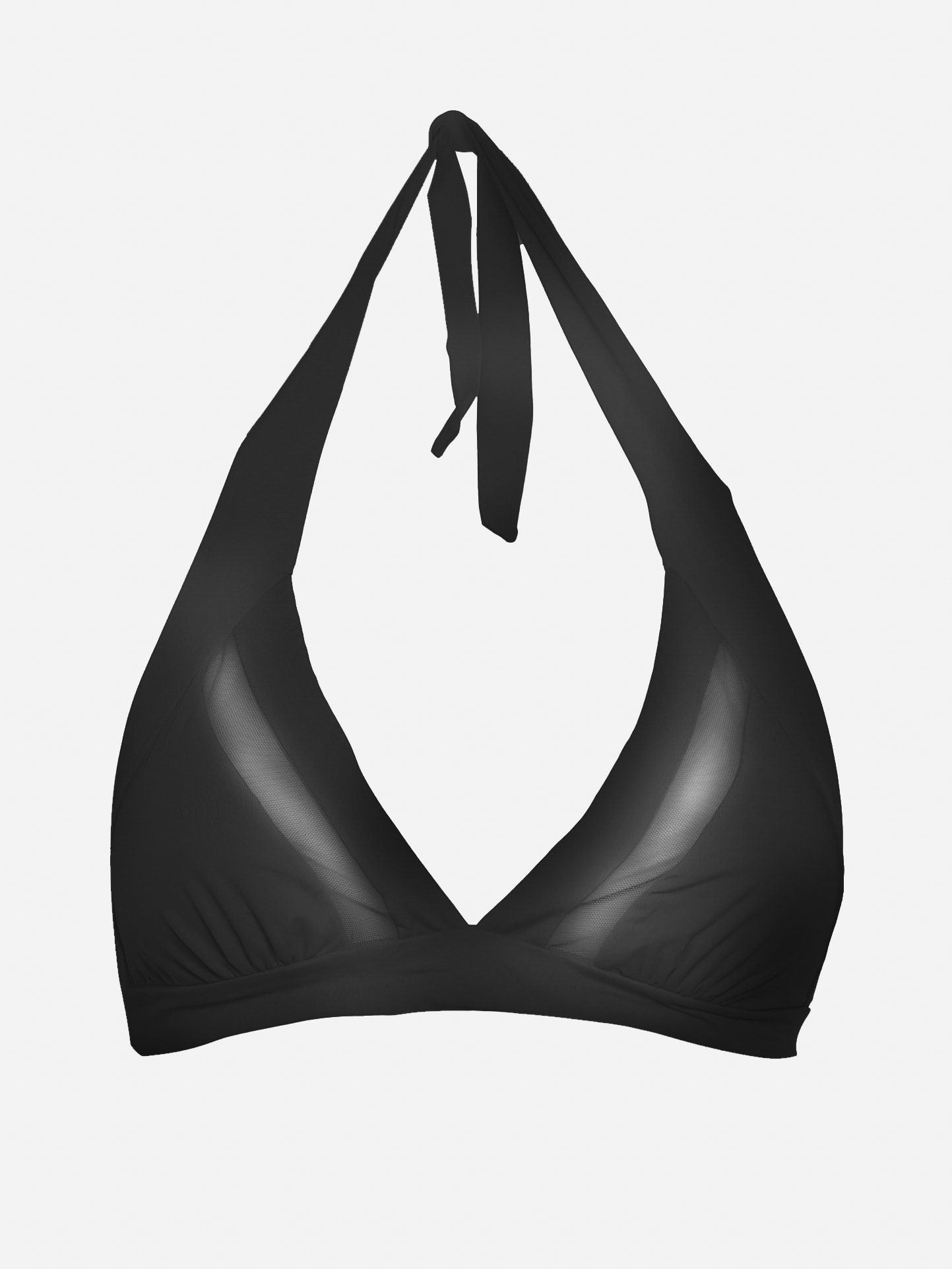 Fisico - Cristina Ferrari Triangle Bikini With Mesh Inserts