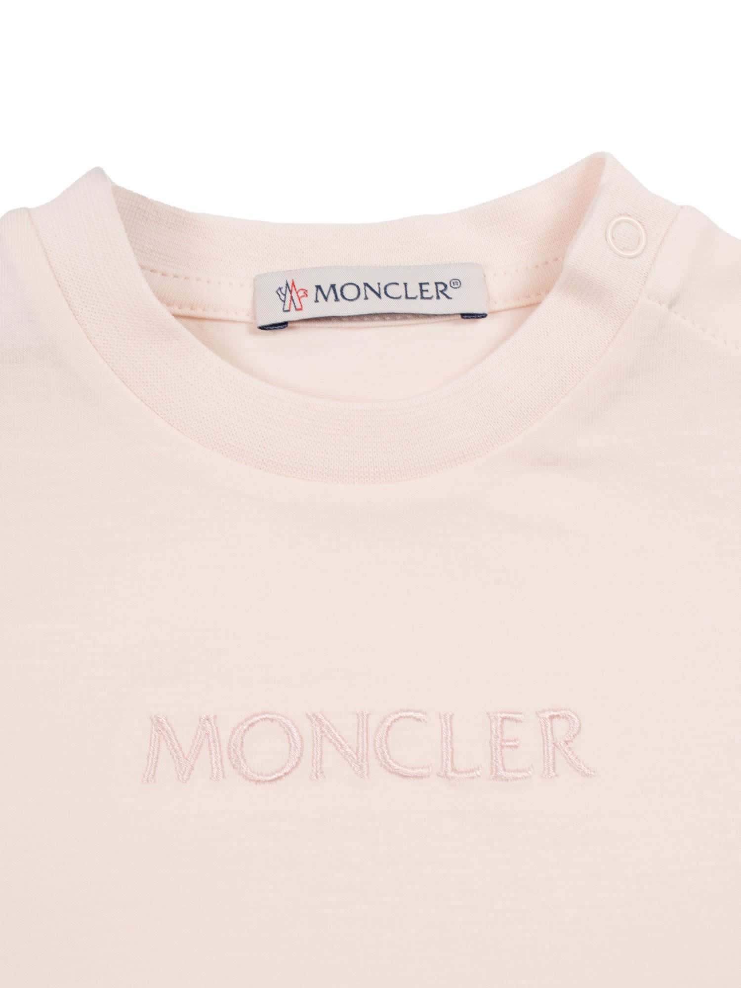 Moncler Ss T-shirt In Pink