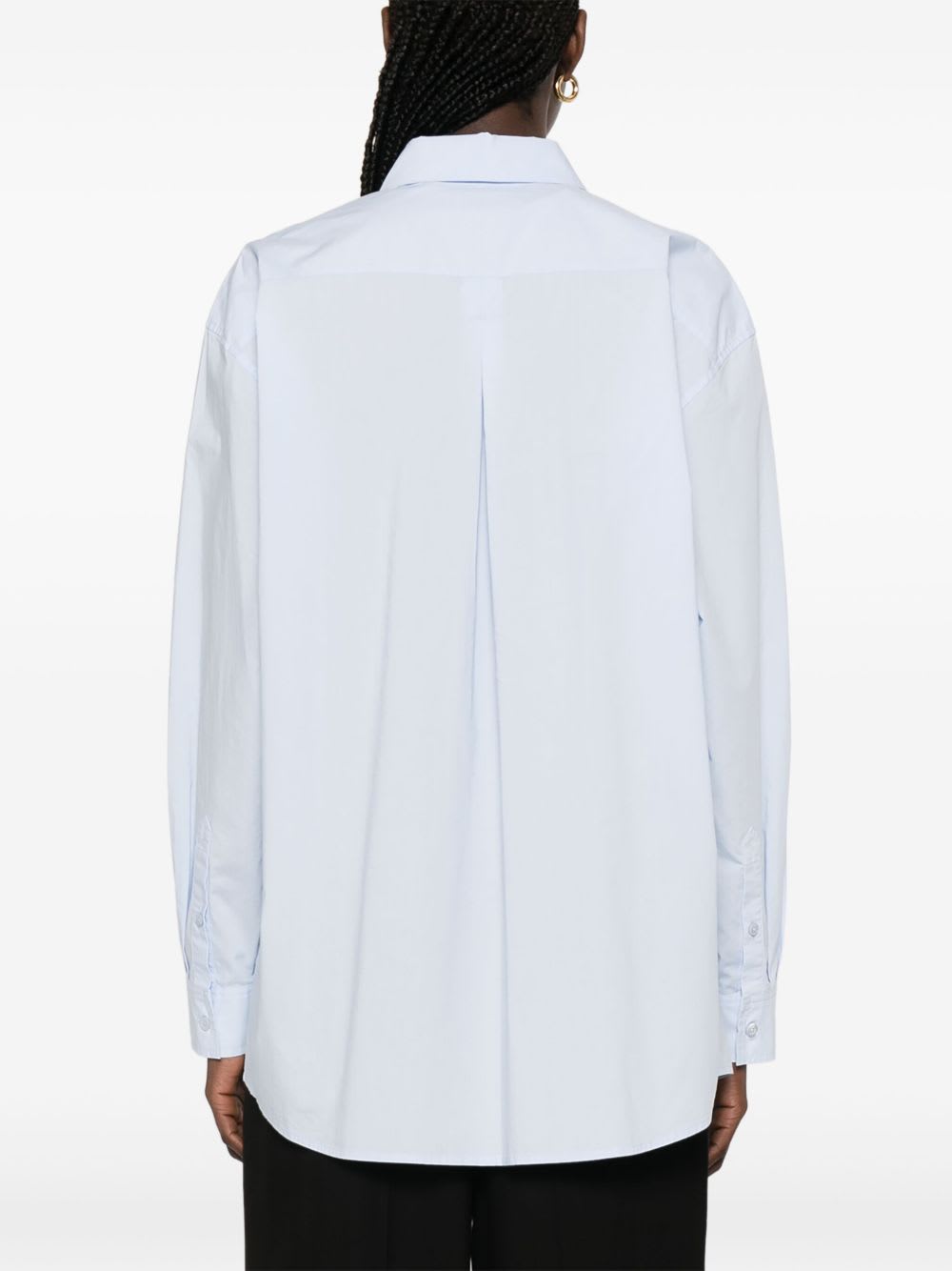 Totême Organic Cotton Shirt In Blue