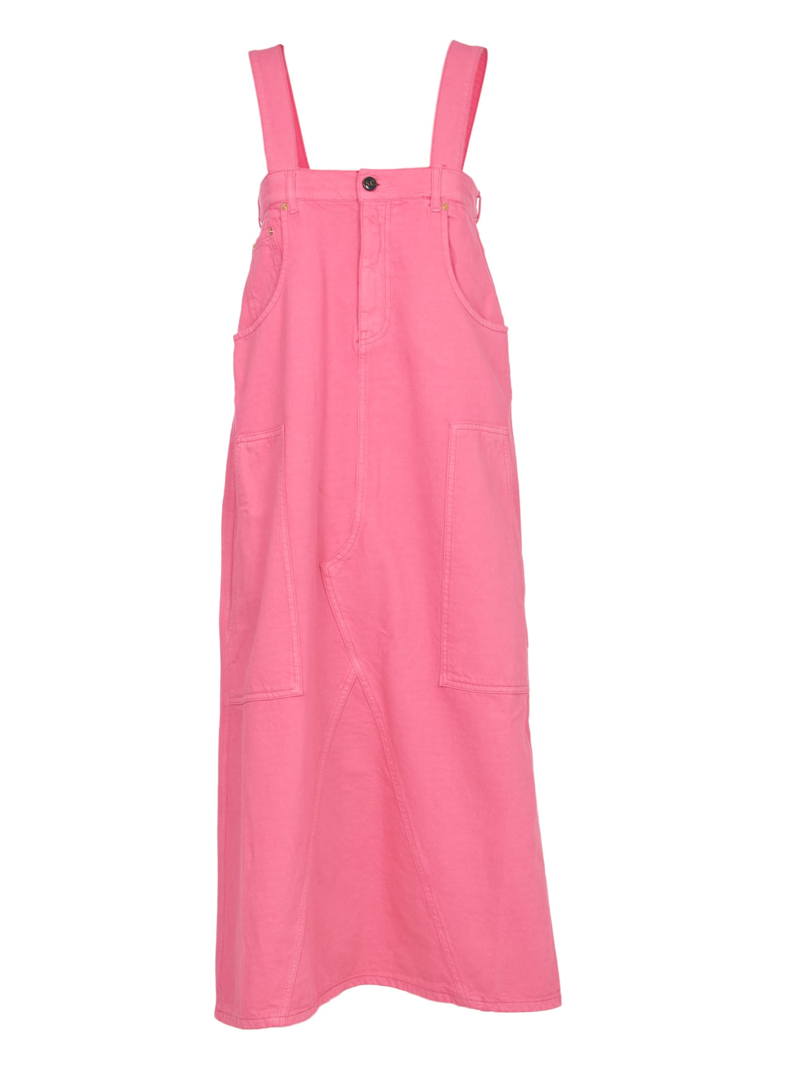 SEMICOUTURE Pink Denim Dress