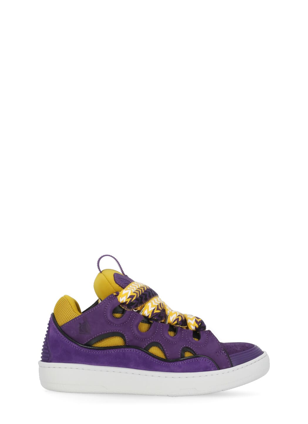 Shop Lanvin Curb Sneakers In Purple