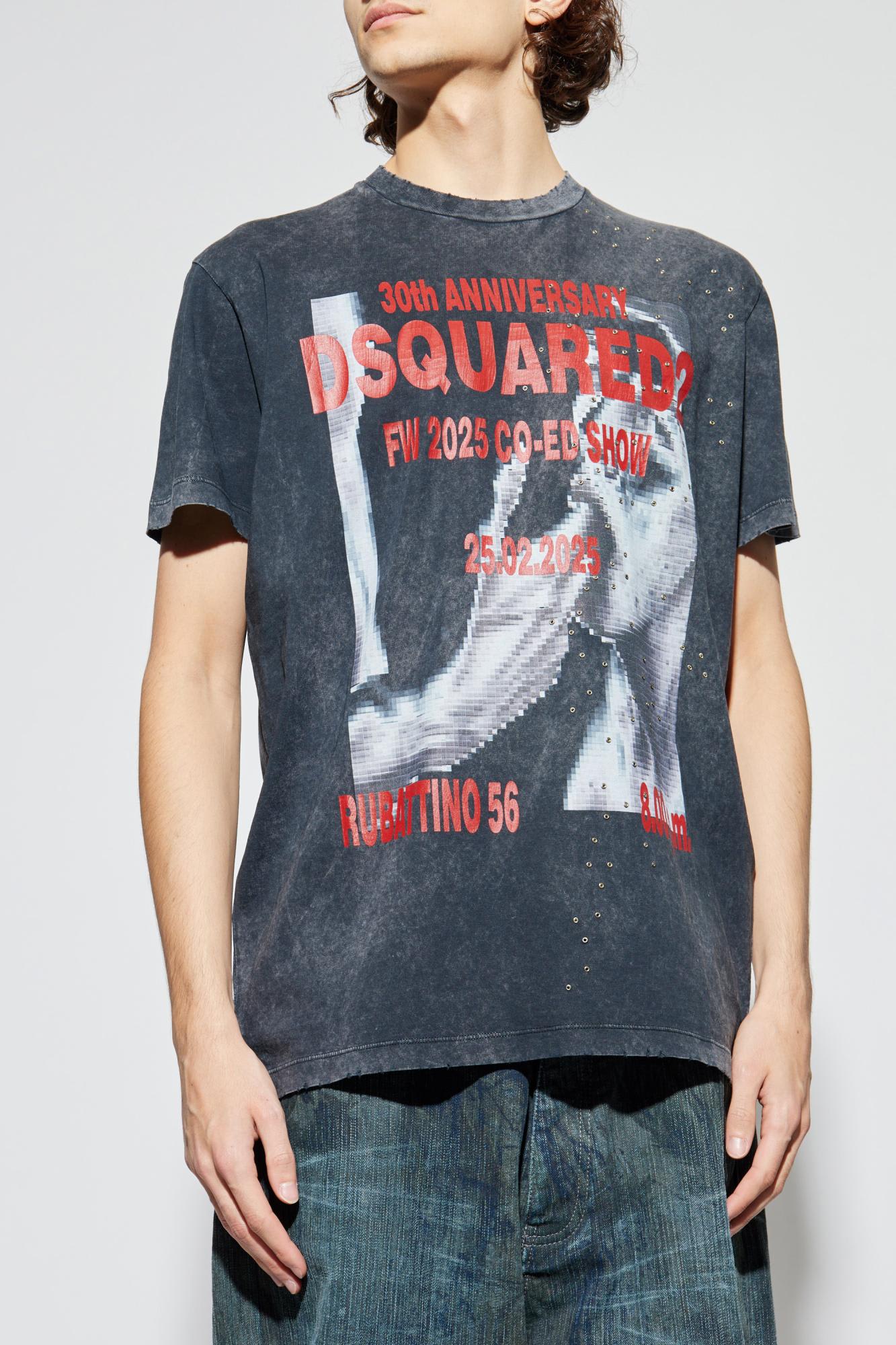 Dsquared2 Printed T-shirt In Blue