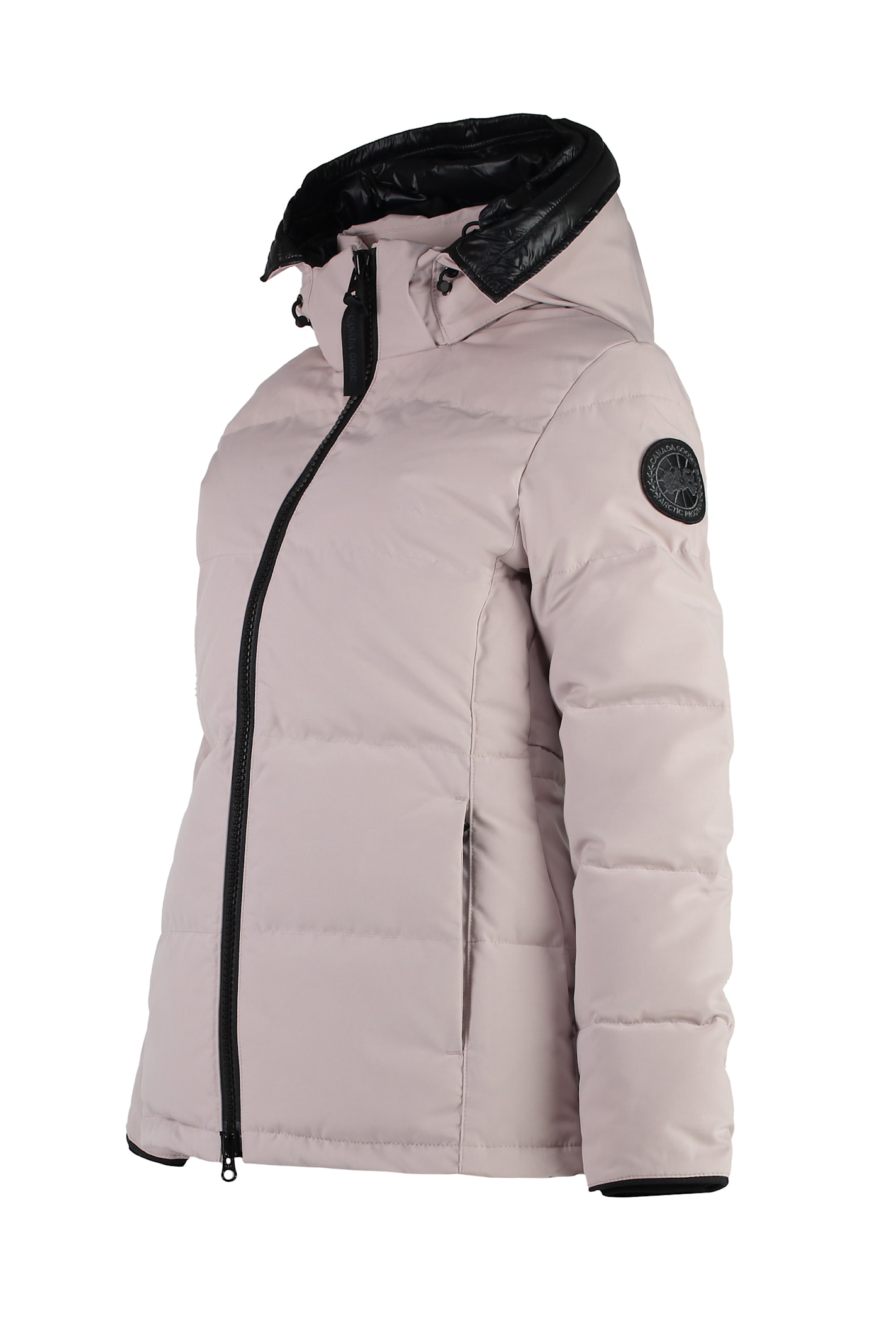 Shop Canada Goose Chelsea Hooded Short Parka In Pink