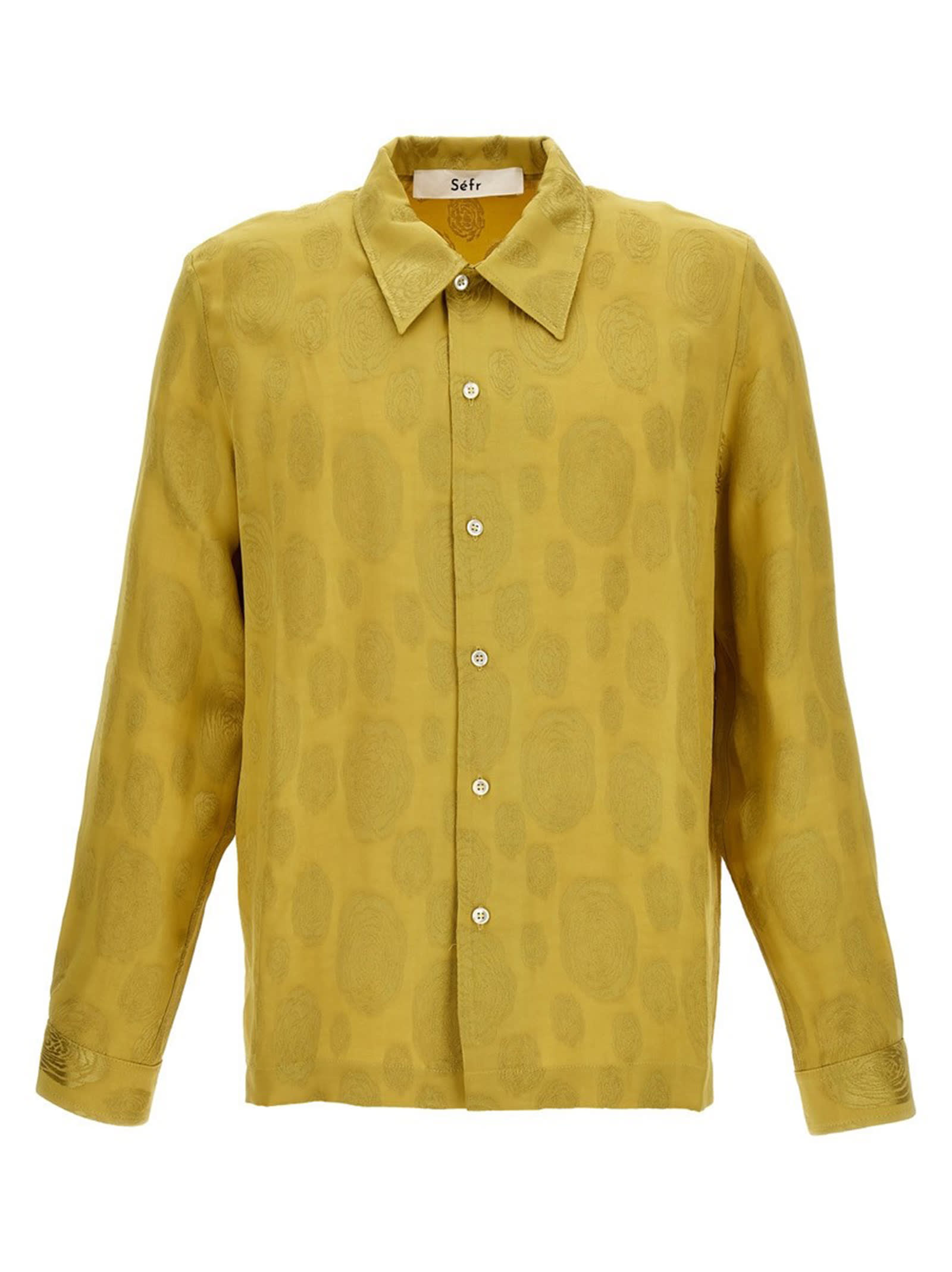 Shop Séfr Ja Shirt In Yellow