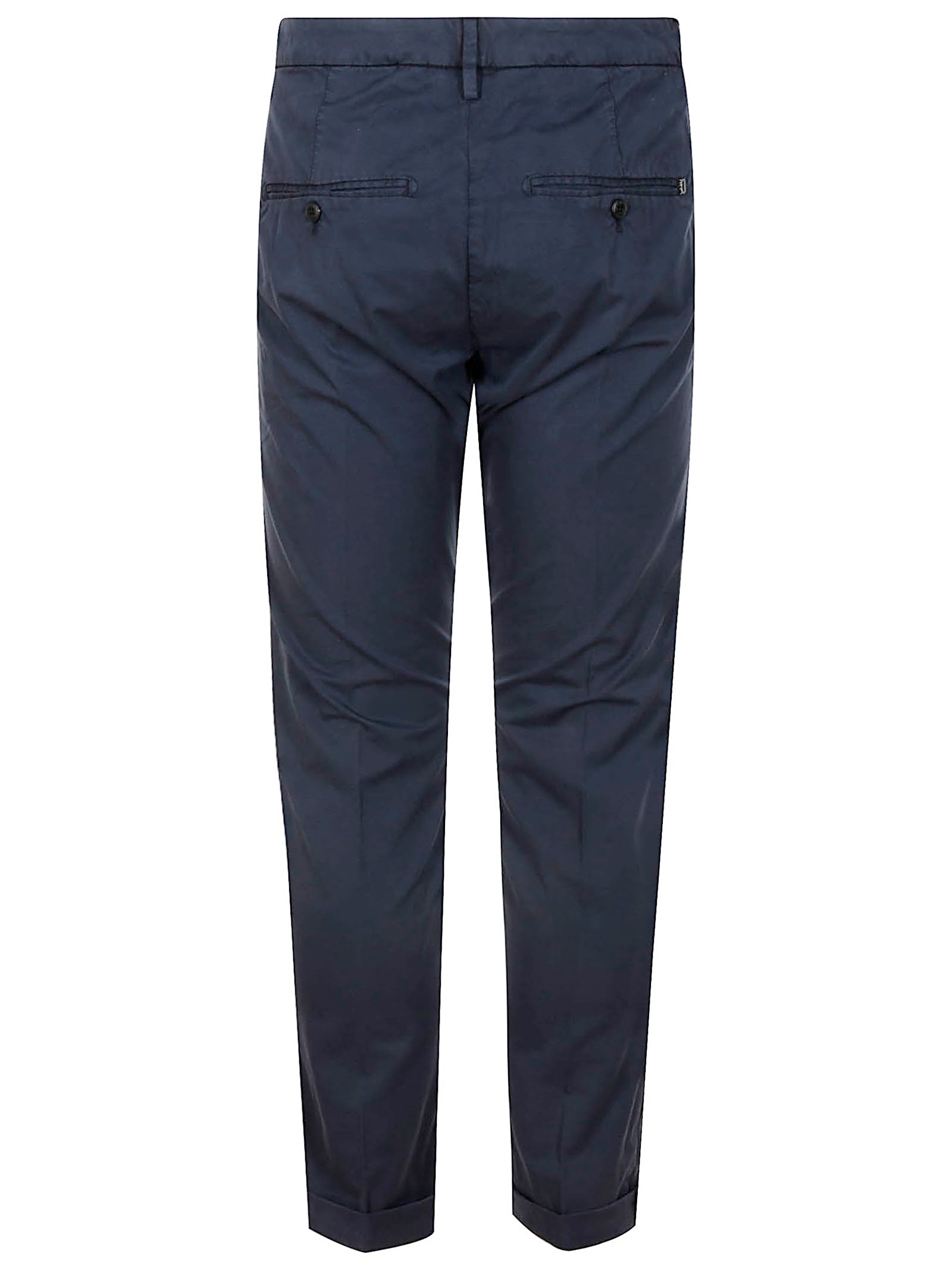 Dondup Gaubert Stretch Cotton Trousers In Blue