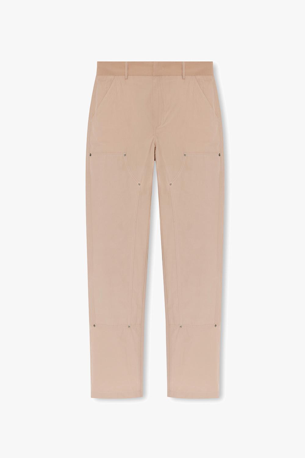 Fourtwofour On Fairfax Trousers With Pockets In Beige