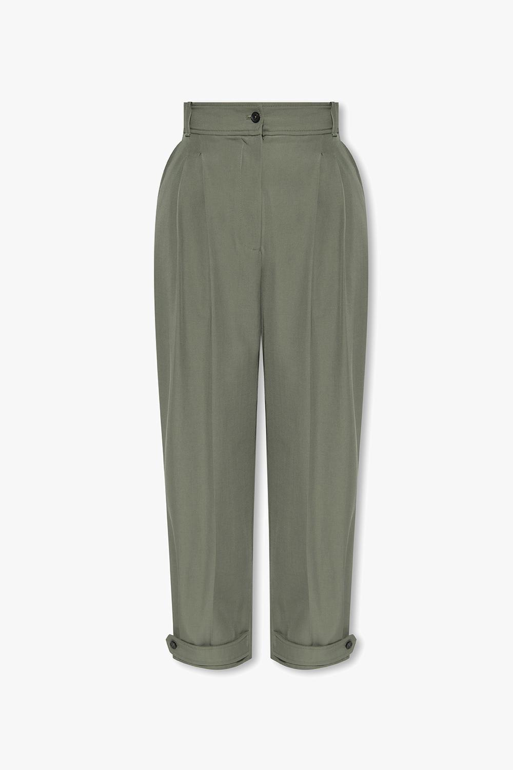 High-waist Wide Straight Leg Trousers