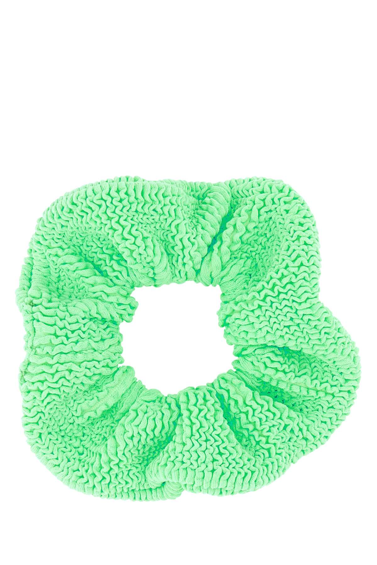 Fluo Green Fabric Scrunchie