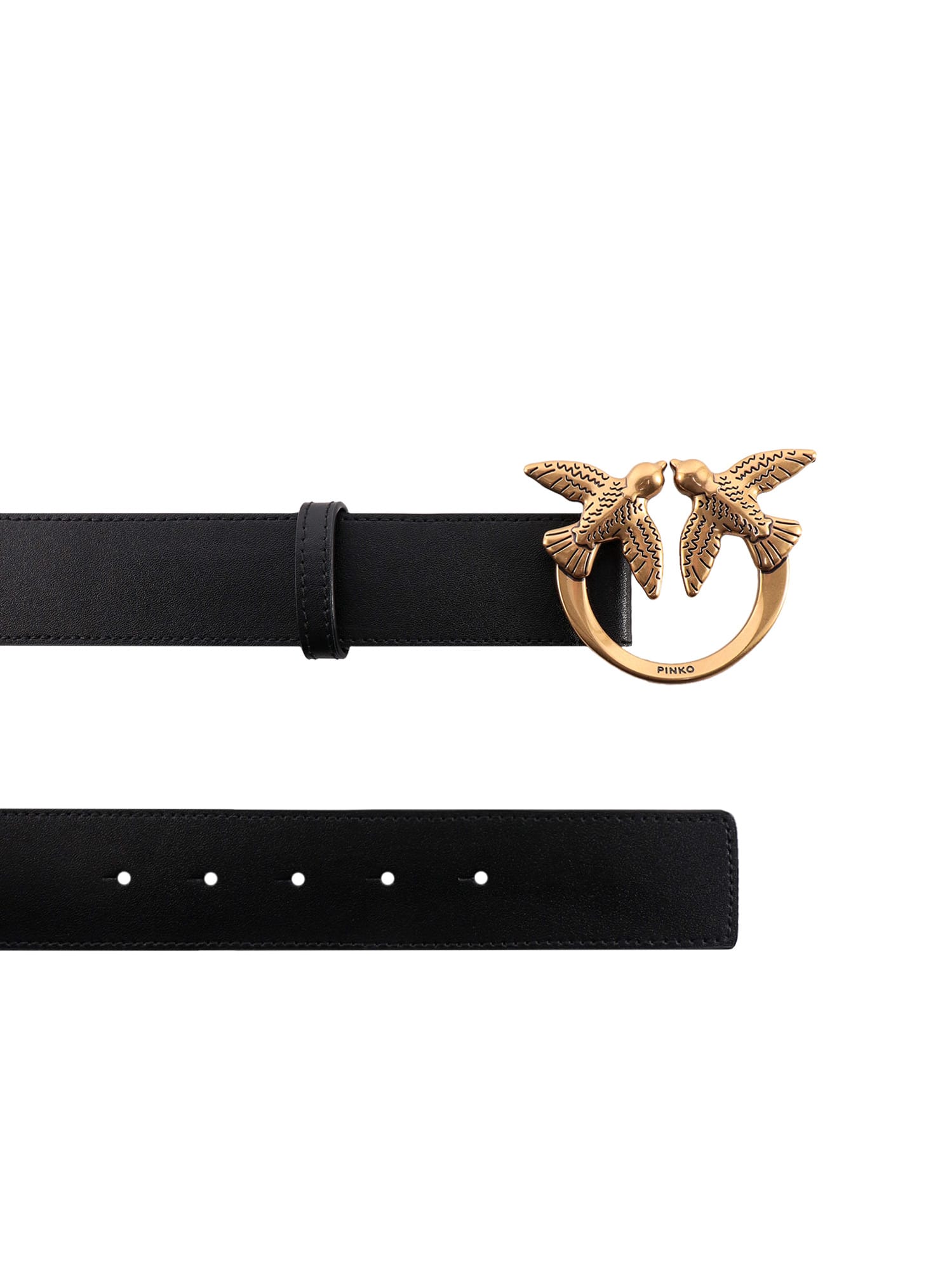 Blootstellen Beschikbaar Lao Pinko Belt In Black | ModeSens