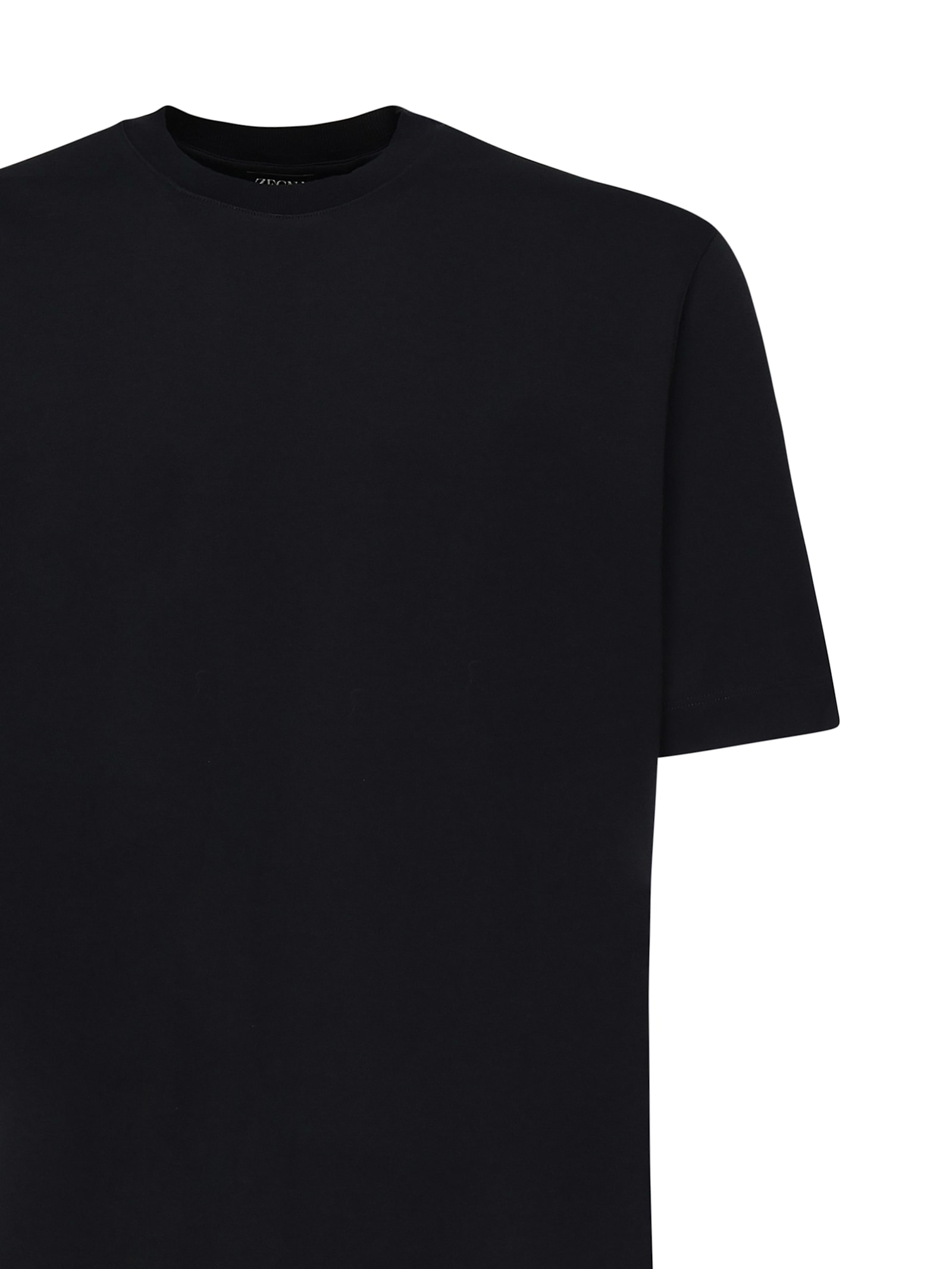 Zegna Short-sleeved Crewneck T-shirt
