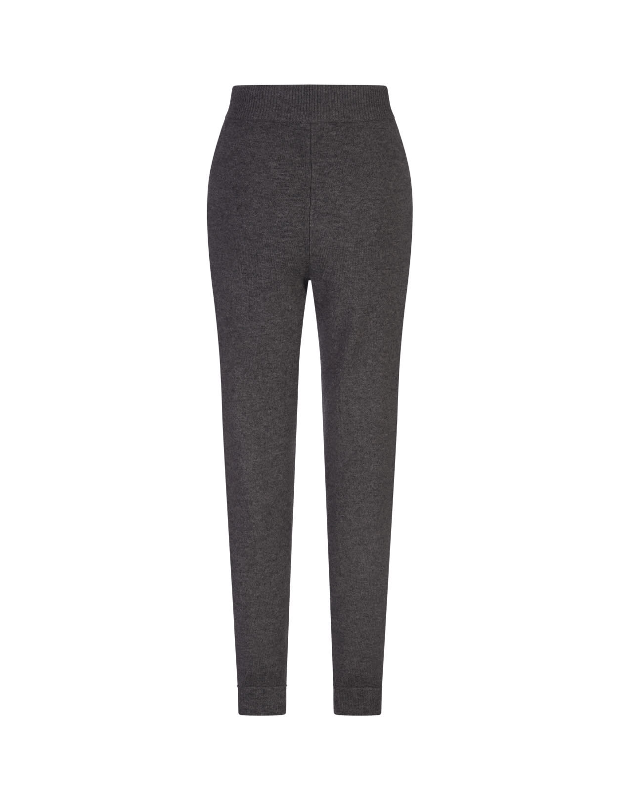 Shop 's Max Mara Dark Grey Opera Trousers In Medium Grey