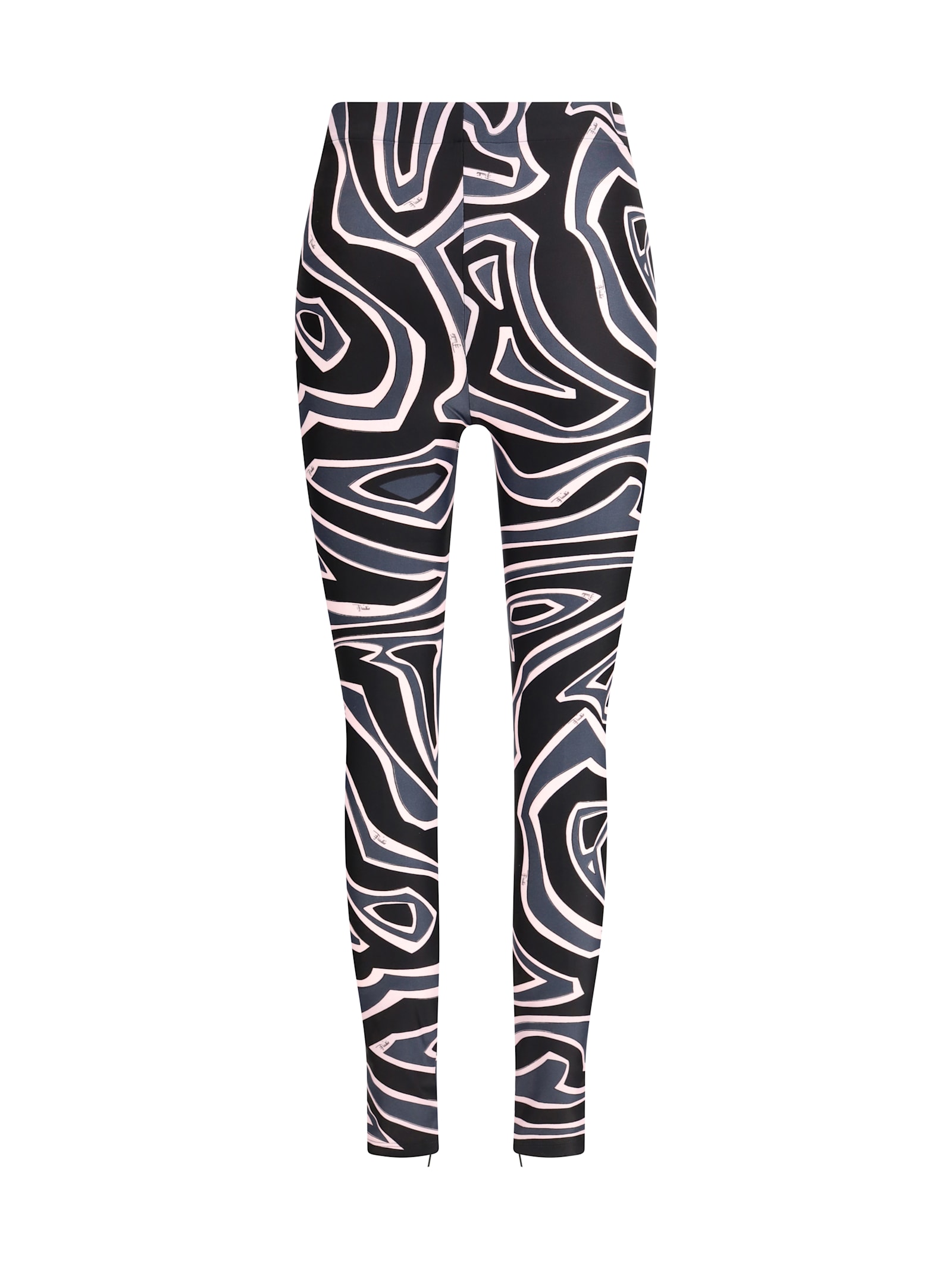 Pucci Leggings With Marmo Print In Multi