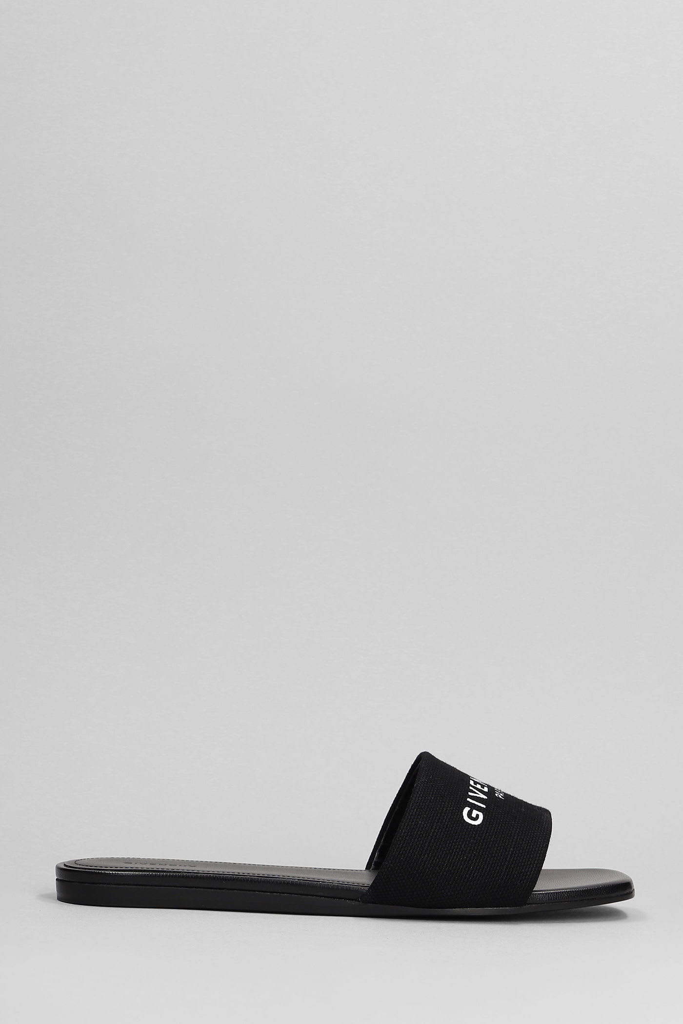 Givenchy Slipper 4g Slipper-mule In Black Cotton In Multi