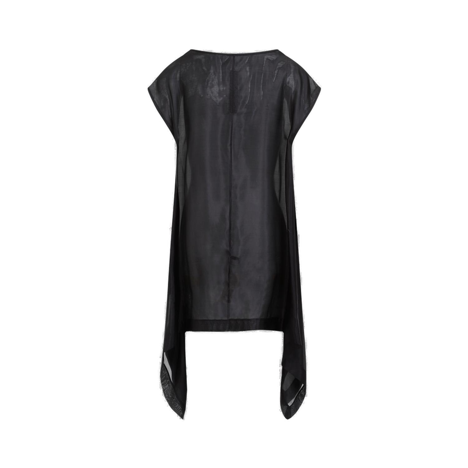 Shop Rick Owens Lido Faun Top In Black