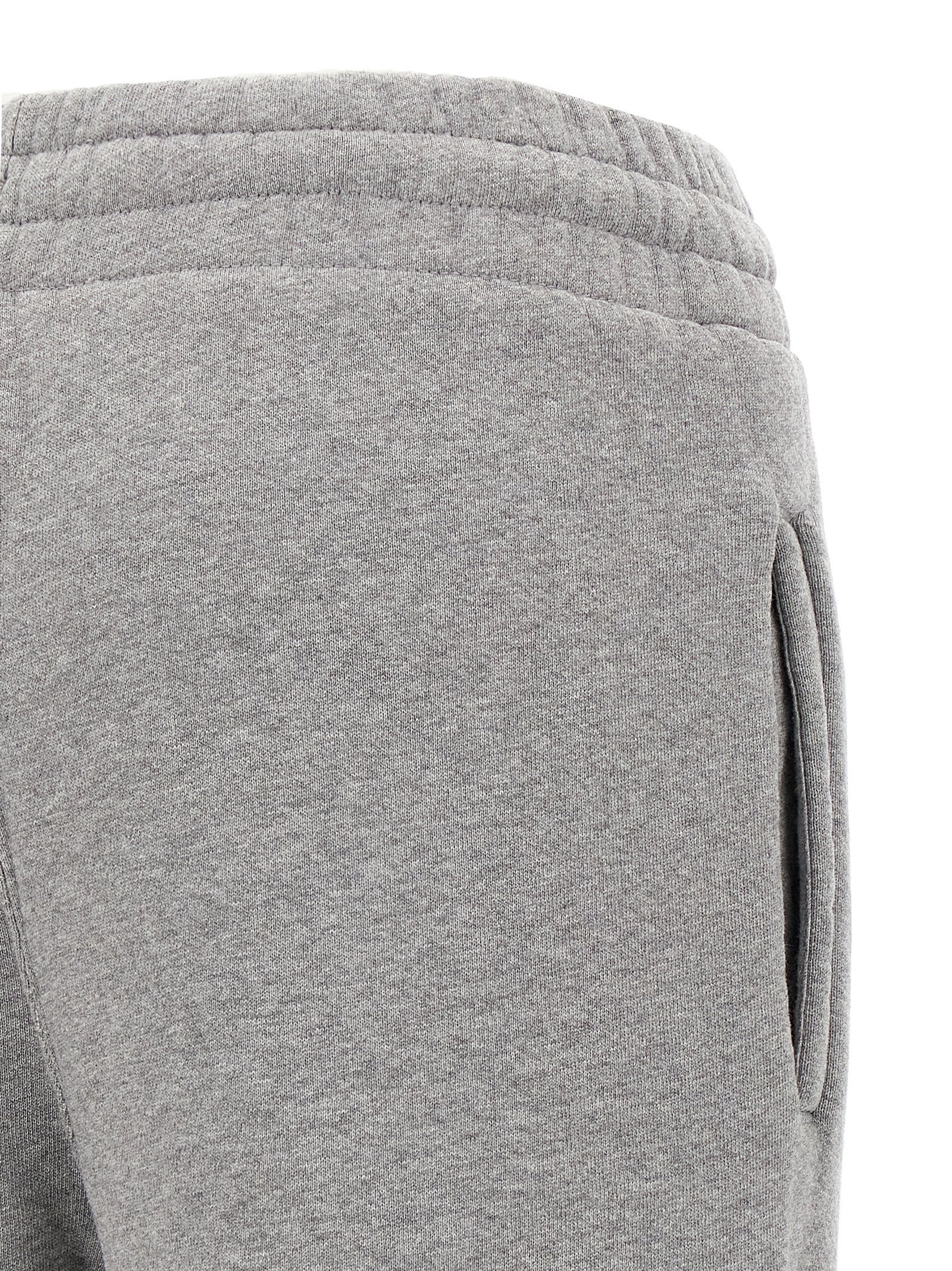 Off-white 'ow' Embroidered Joggers In Gray