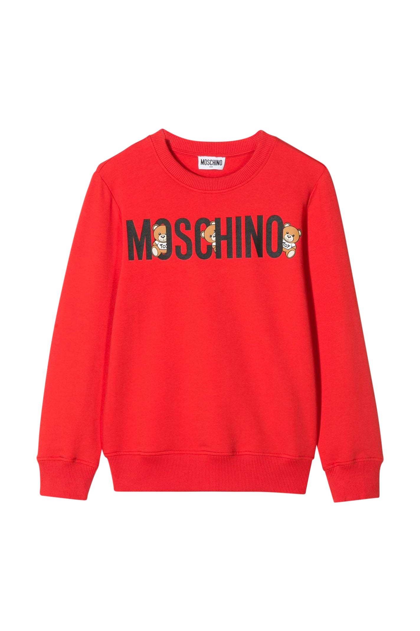 moschino red sweatshirt