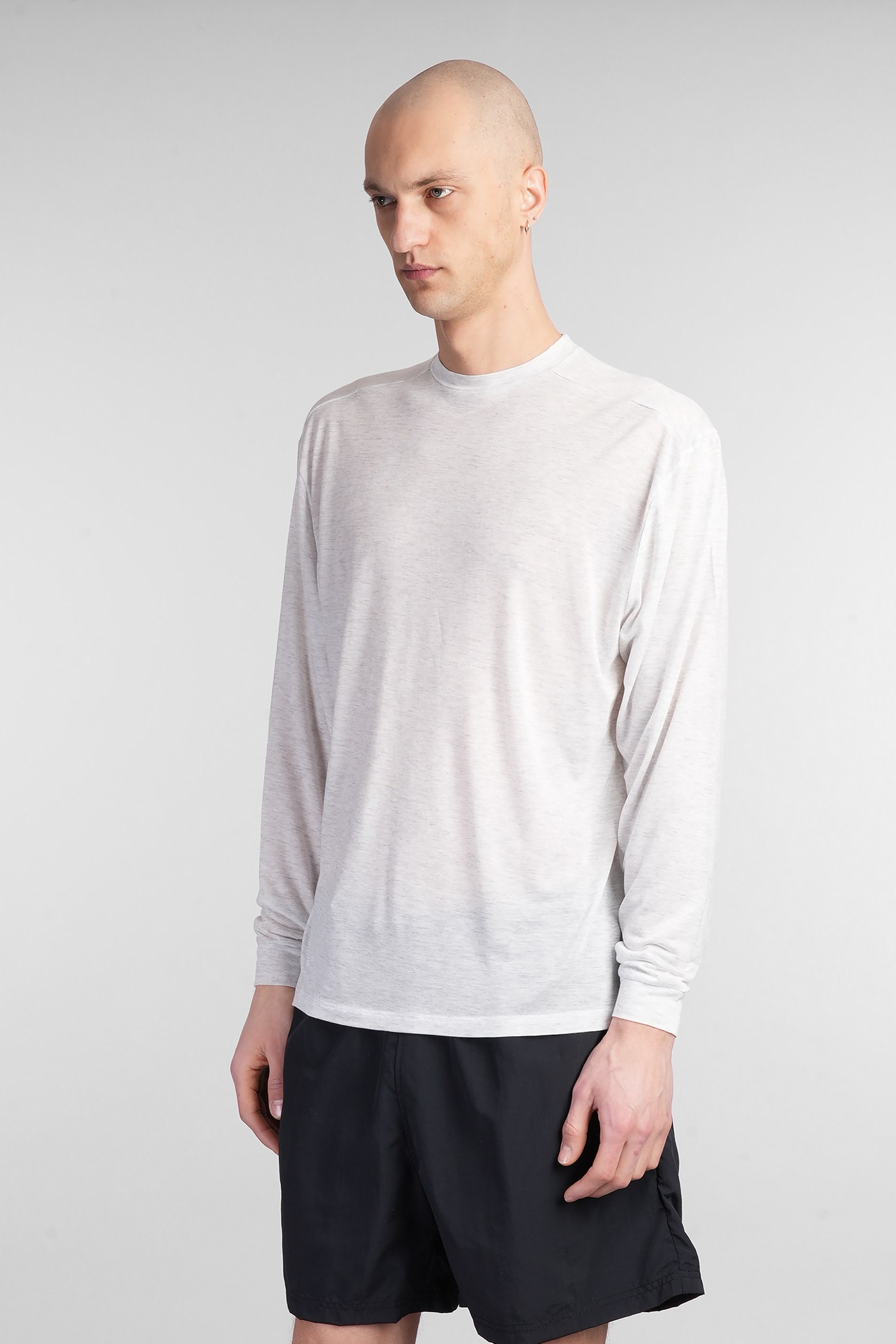 Paura Obi In Grey Cotton In Grey