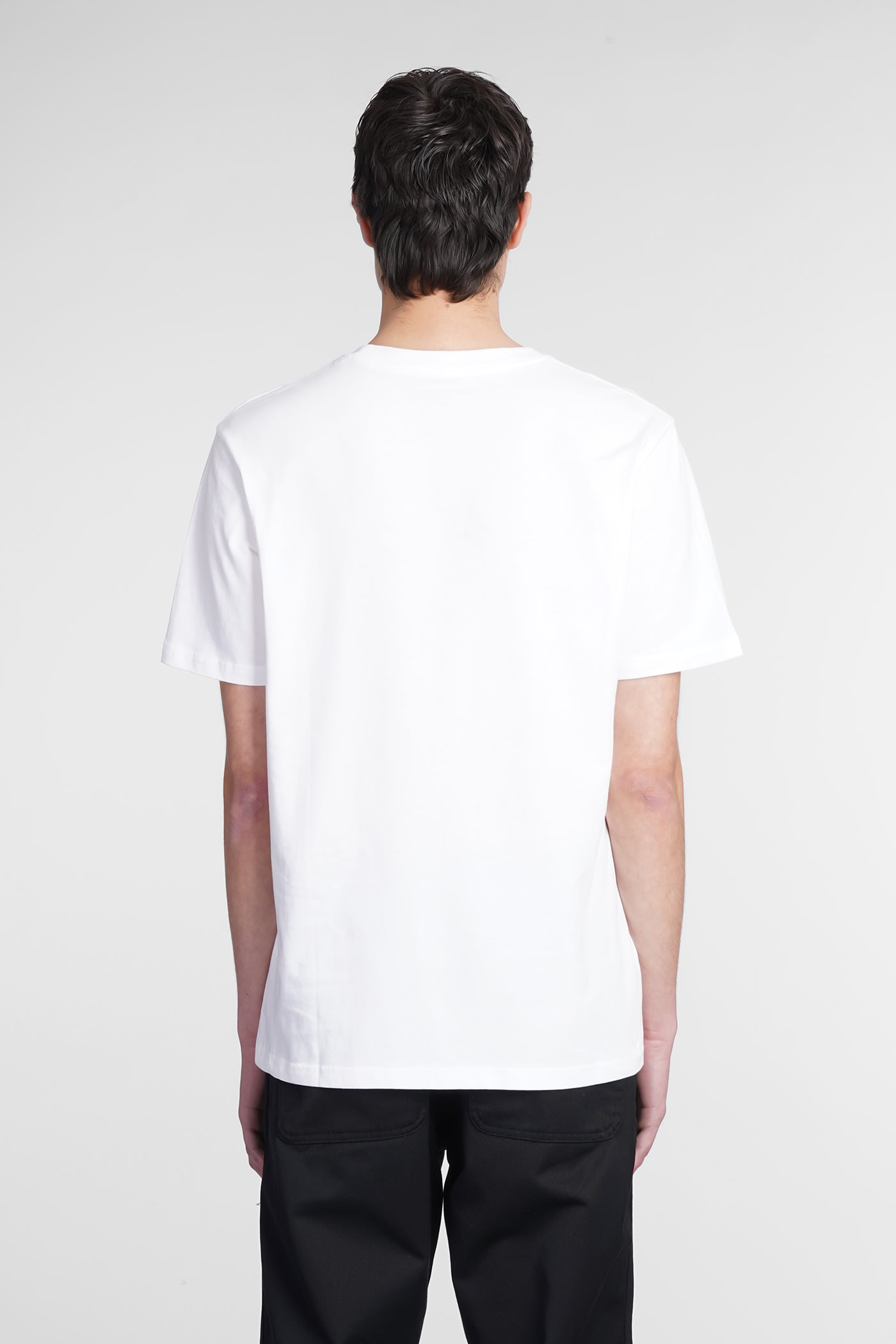 Carhartt T-shirt In White Cotton In White