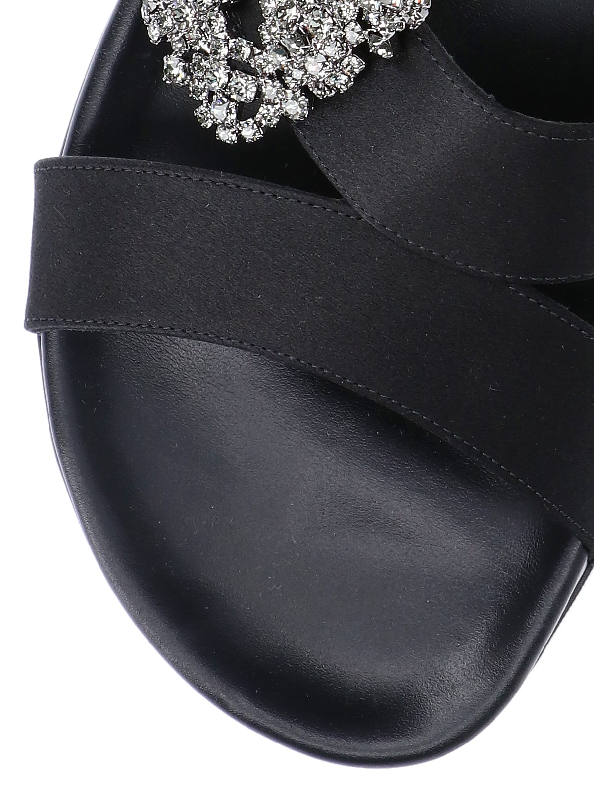 Shop Manolo Blahnik Sandals Chilanghi In Black