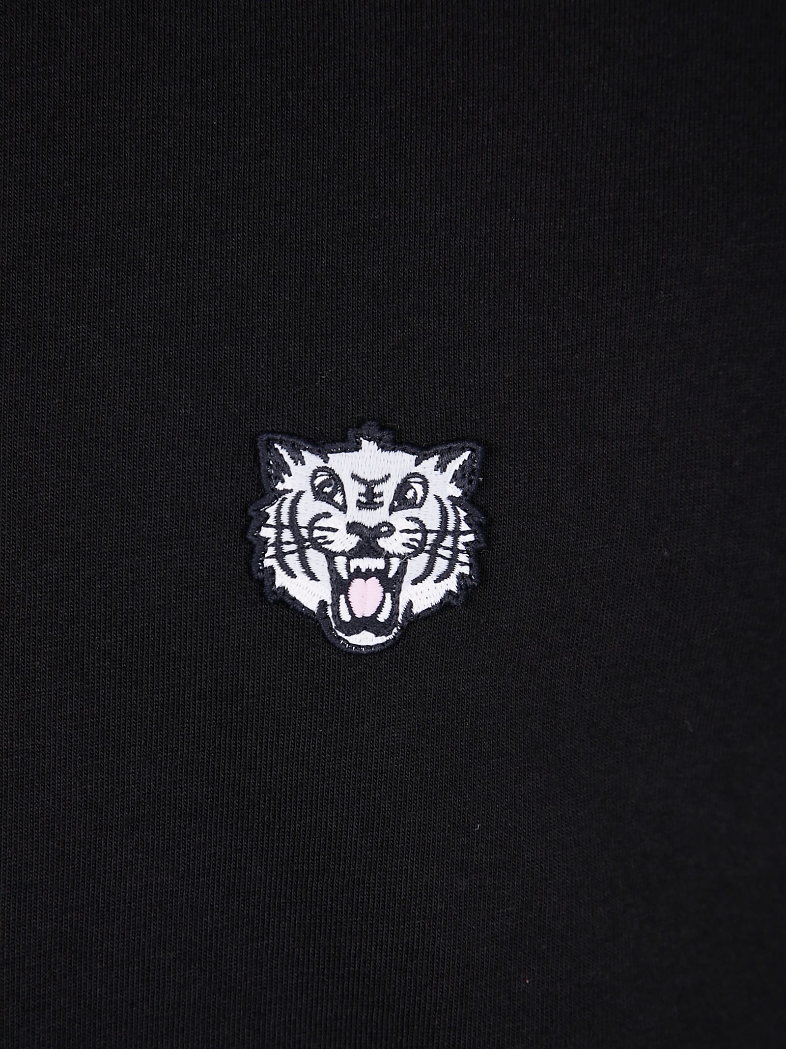 Kenzo Gots Happy Tiger Embroid In J Black