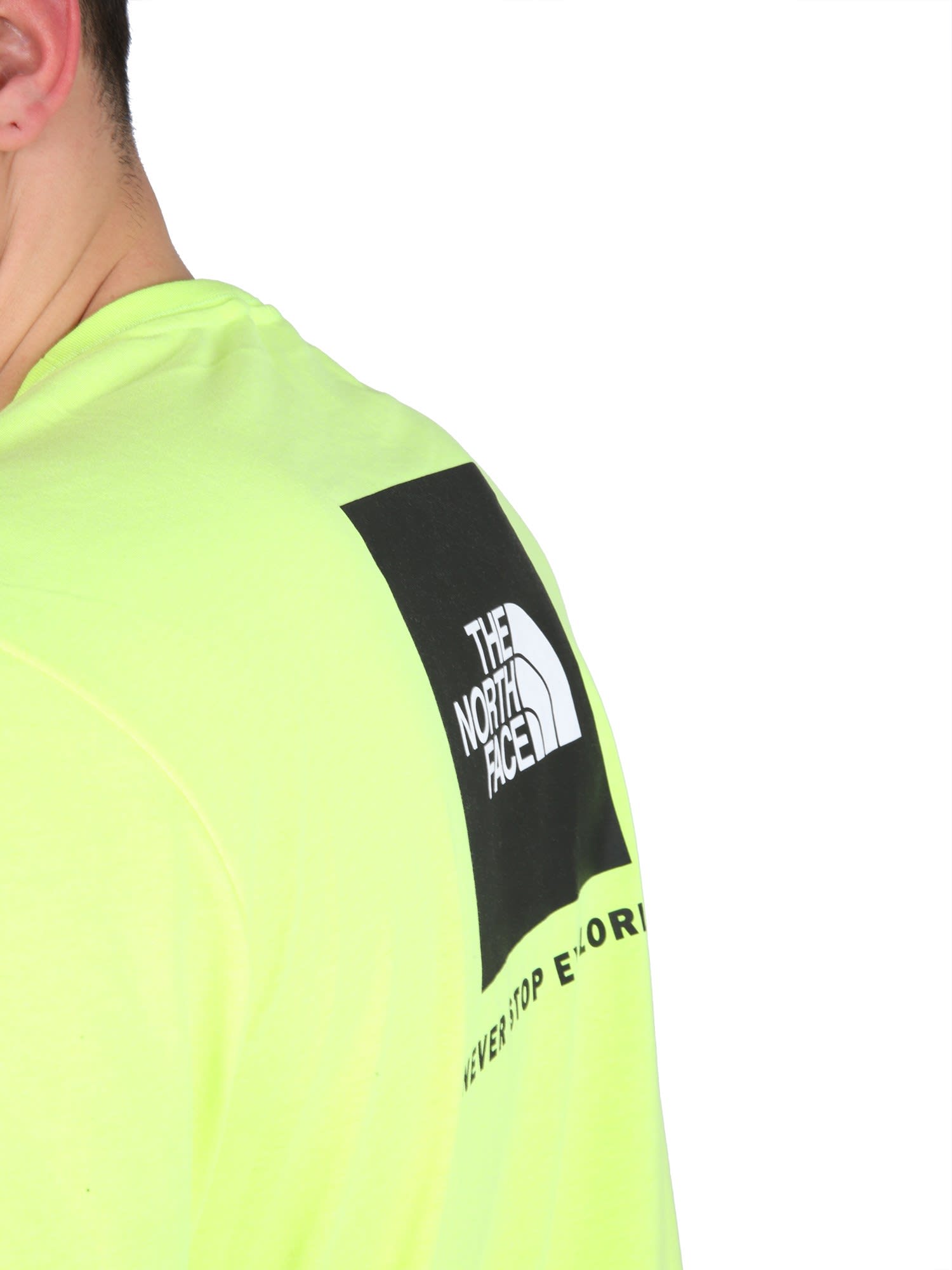 Shop The North Face Redbox Reaxion T-shirt In Yellow