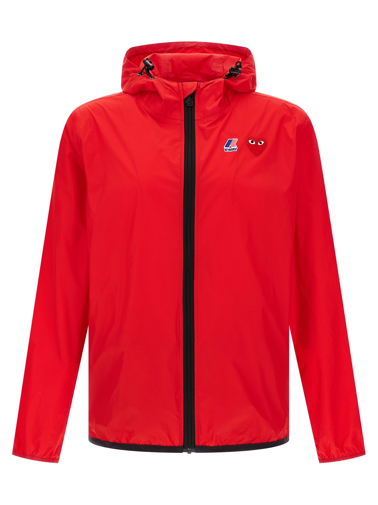 Comme Des Garçons Play Coats & Jackets In Red