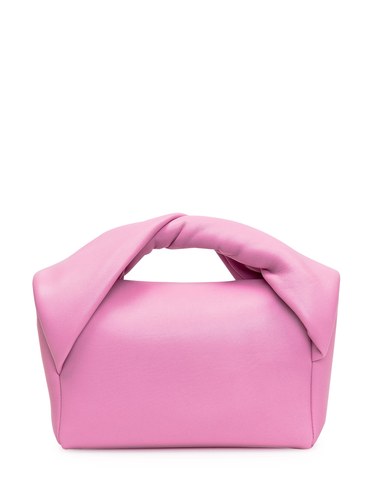Shop Jw Anderson Twister Midi Bag In Baby Pink