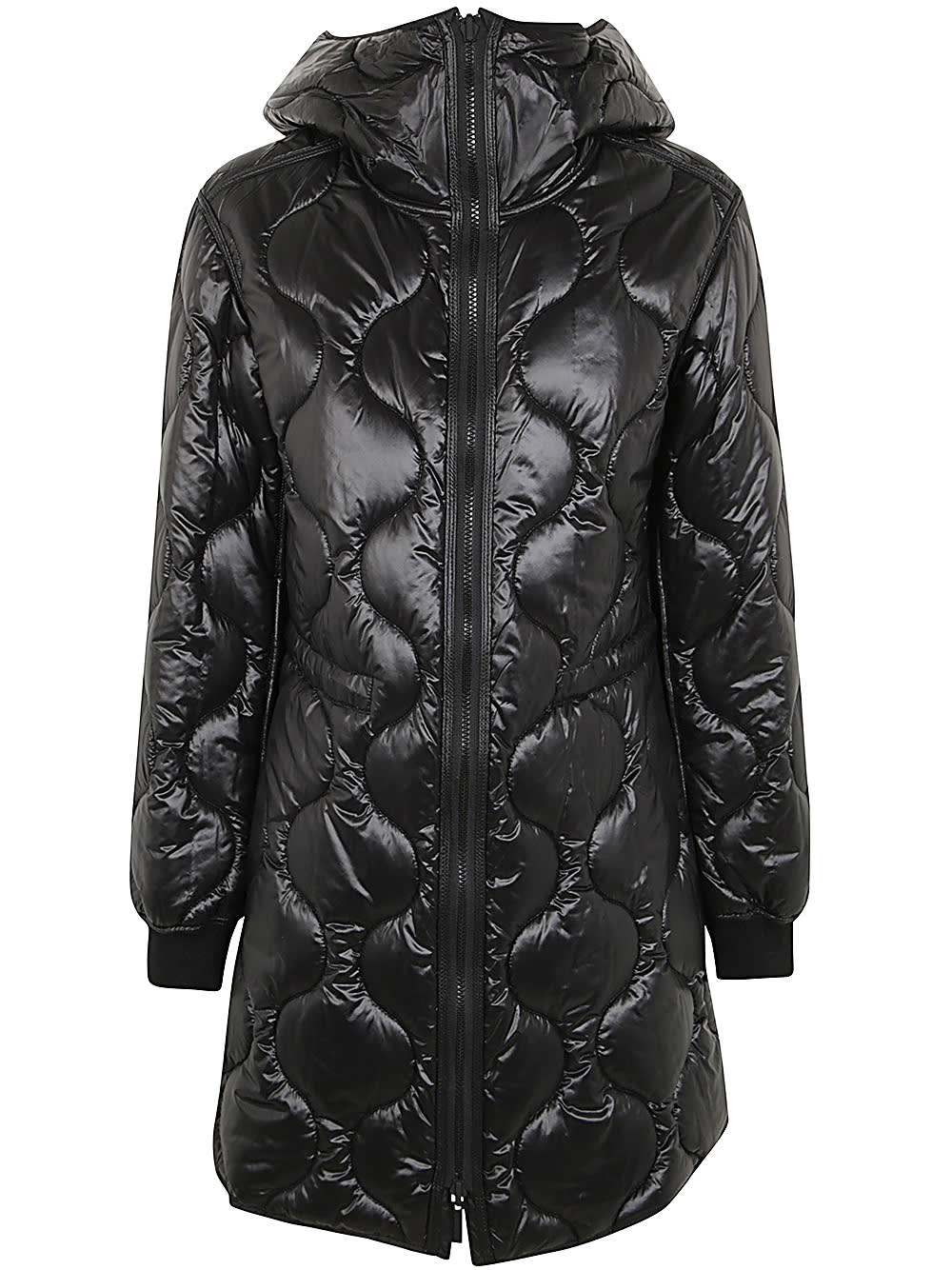 Shop Emporio Armani Coat In Black