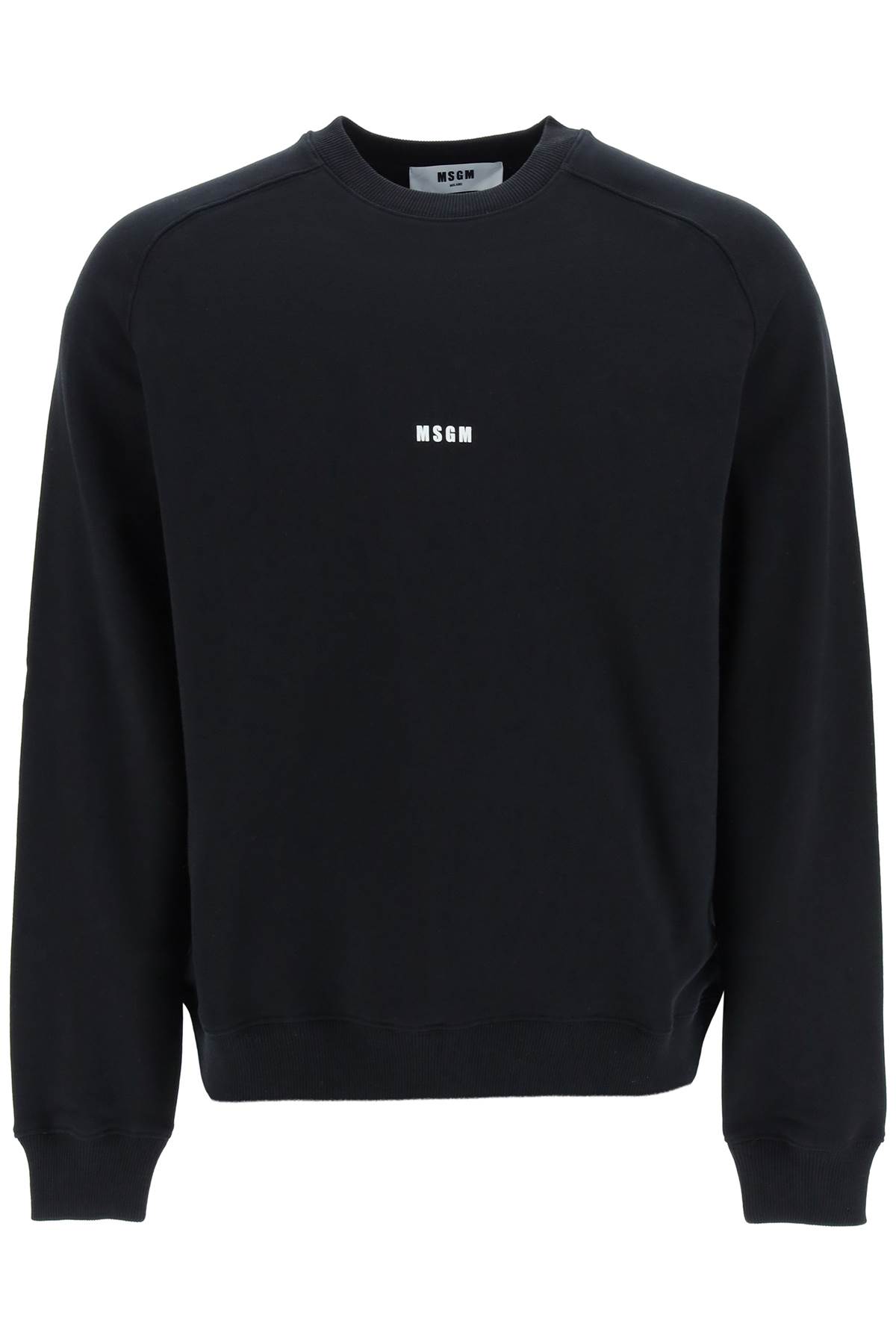 Crewneck Sweatshirt Featuring Micro Logo Print