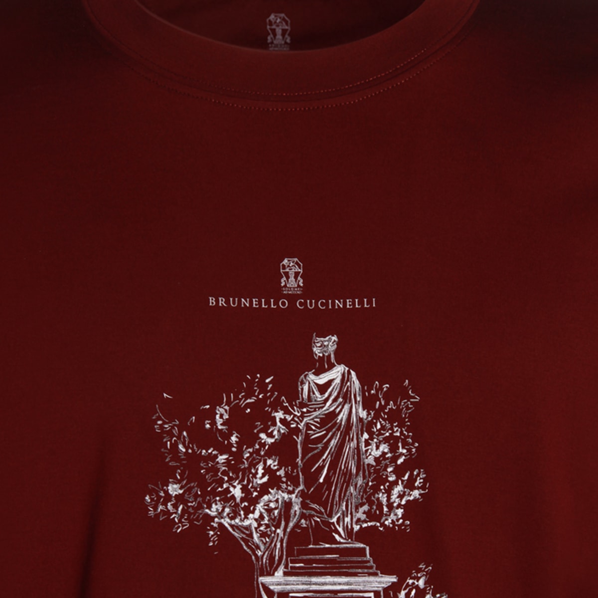 Brunello Cucinelli Red Cotton T-shirt In Red