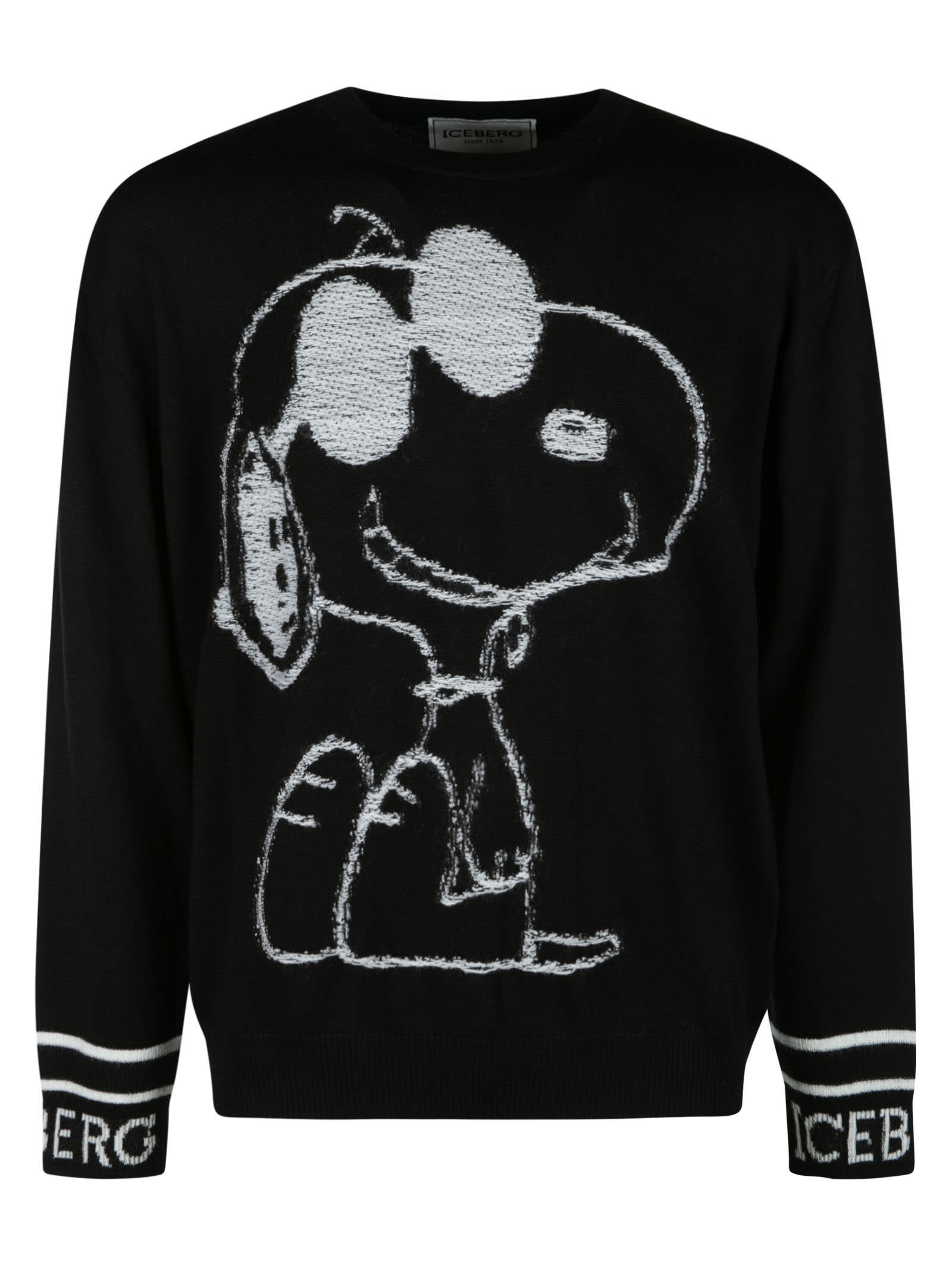 Iceberg Snoopy Embroidered Sweater