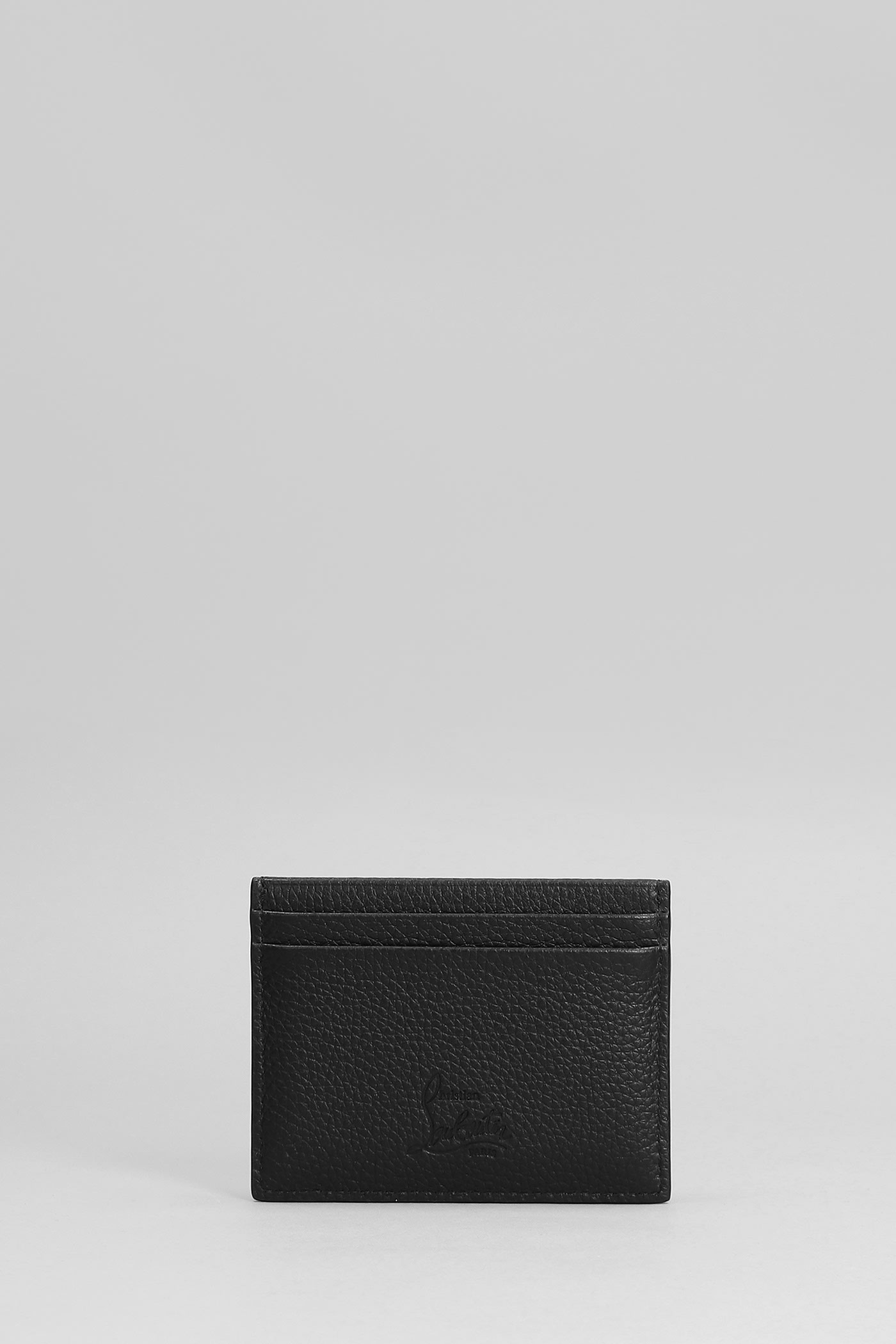 Shop Christian Louboutin W Kios Wallet In Black Leather