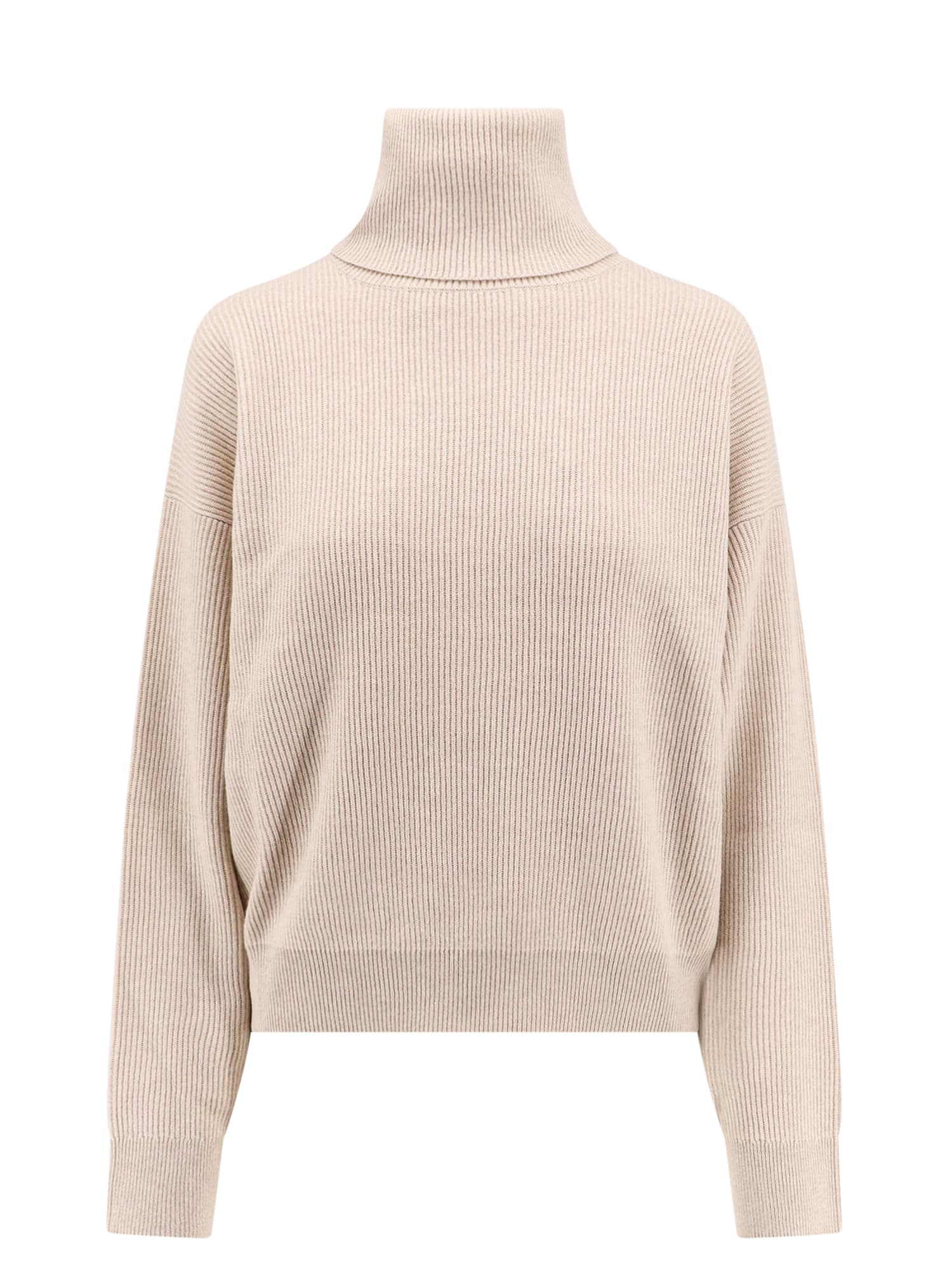 Shop Brunello Cucinelli Sweater In Beige