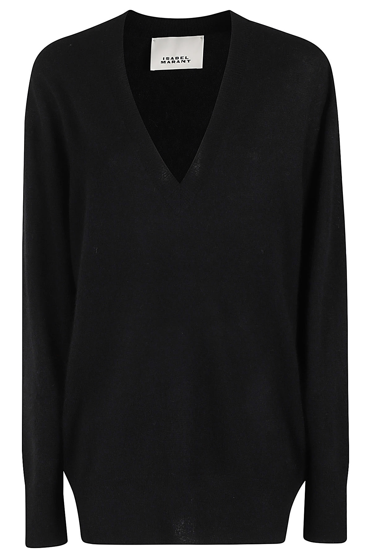 Isabel Marant Larana Knitwear In Black Wool In Bk