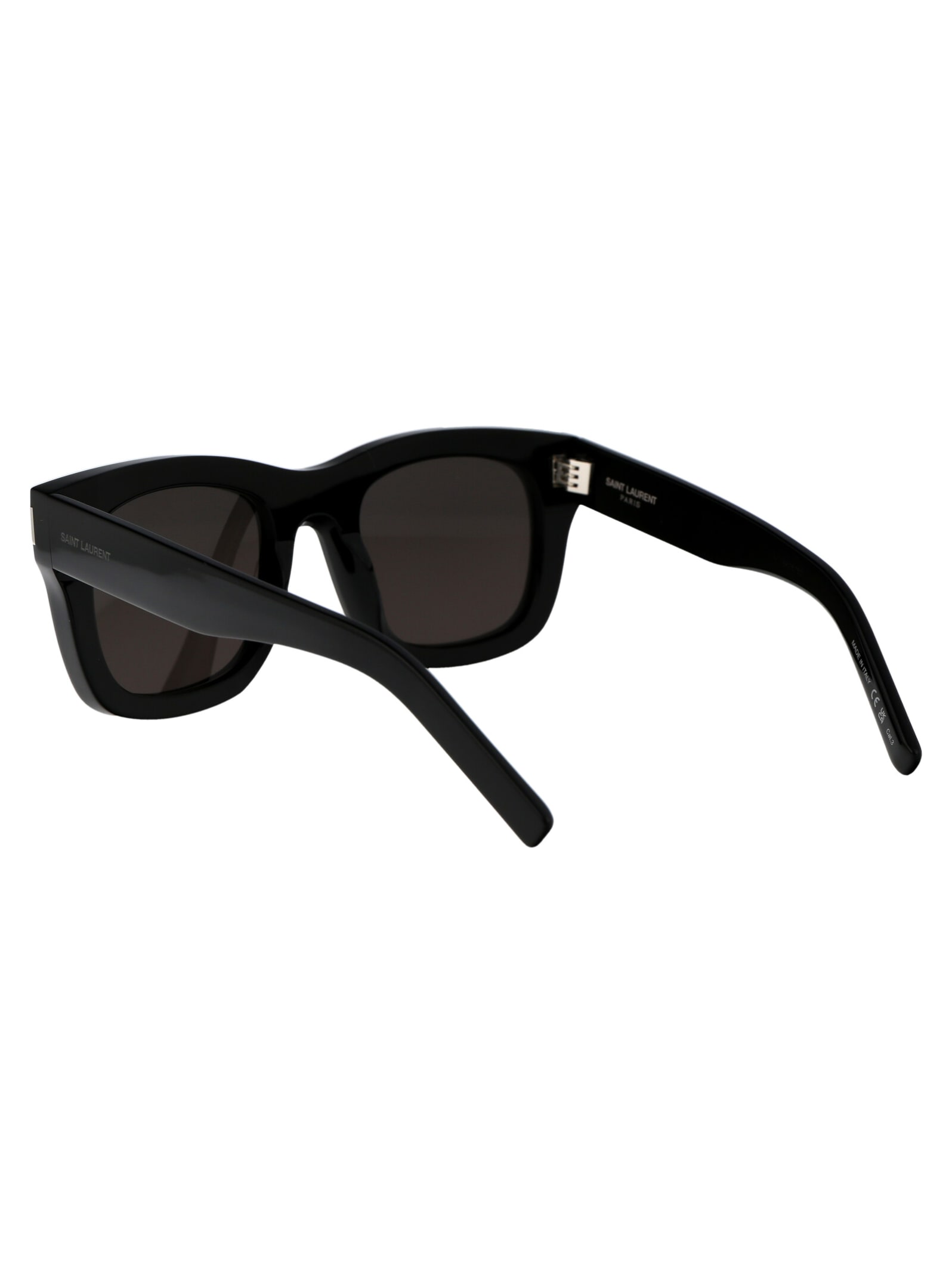 Shop Saint Laurent Sl 650 Monceau Sunglasses In 001 Black Black Black