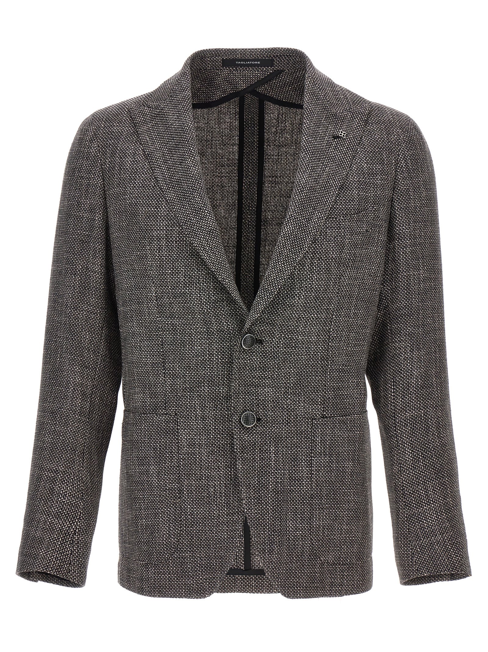 Shop Tagliatore Montecarlo Blazer In Gray