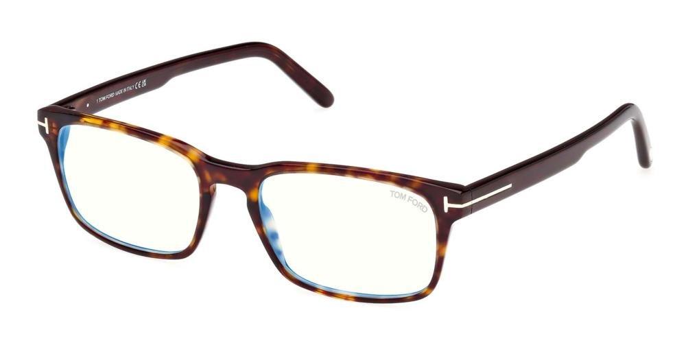 Tom Ford Square Frame Glasses Glasses In 54052 - Avana Scura