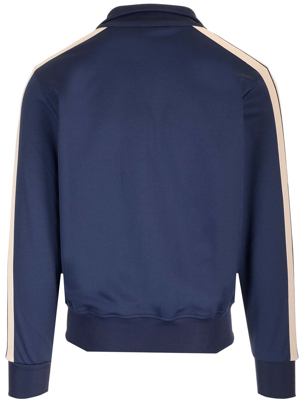 Shop Palm Angels Tracksuit Jacket With Monogram In Blu