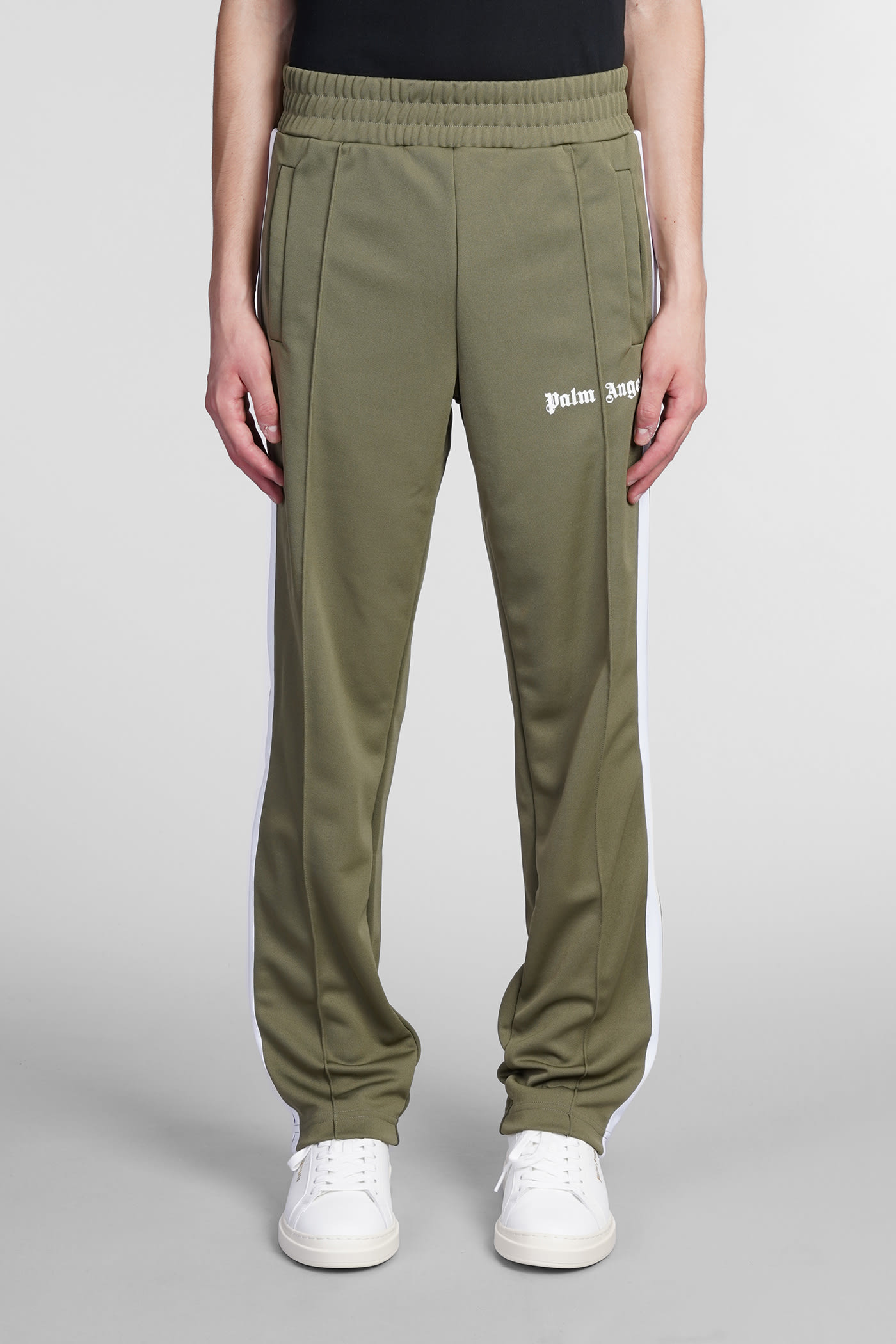 Palm Angels Pants In Green Polyester