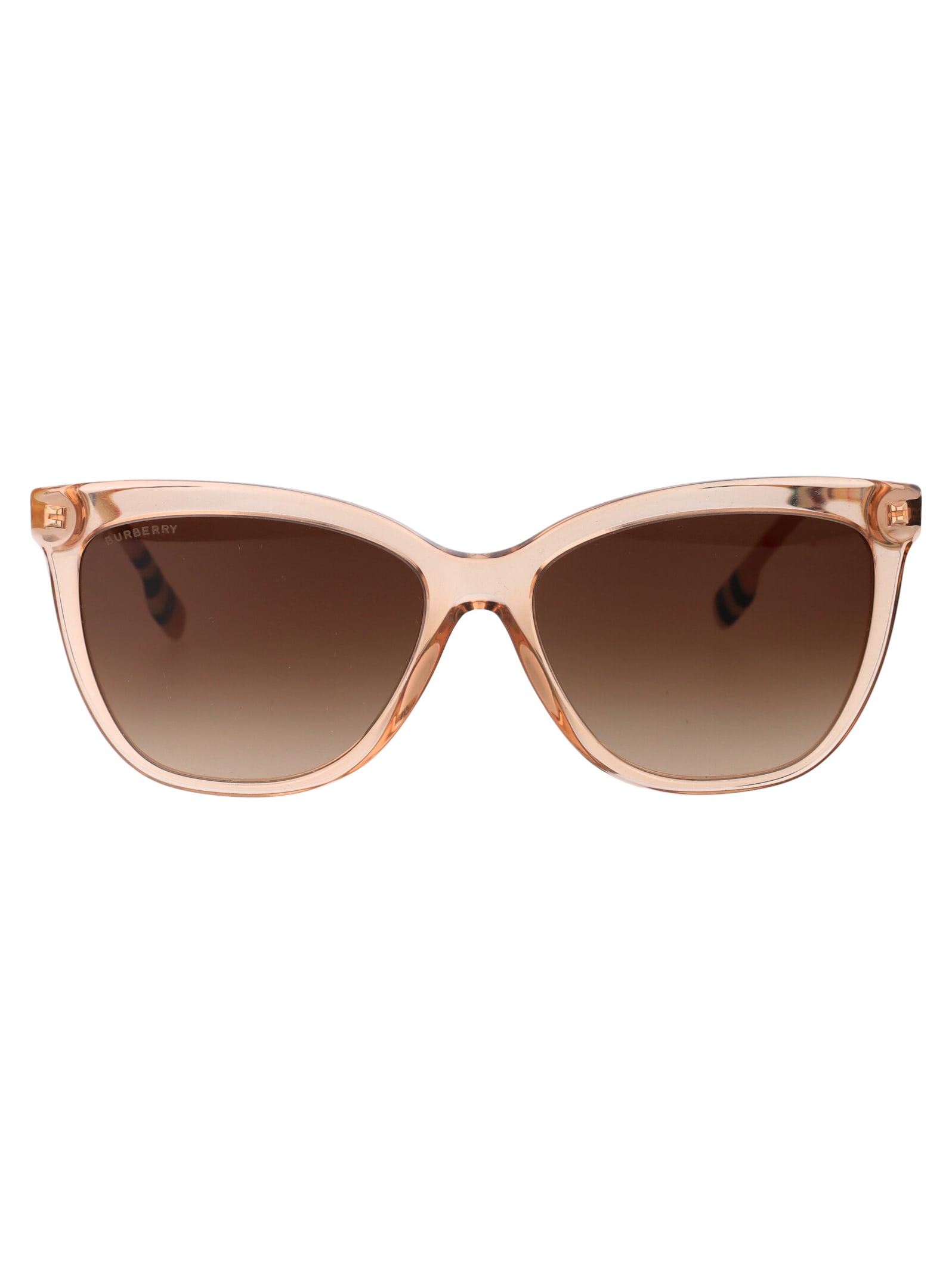 Shop Burberry Eyewear Clare Sunglasses In 400613 Pink