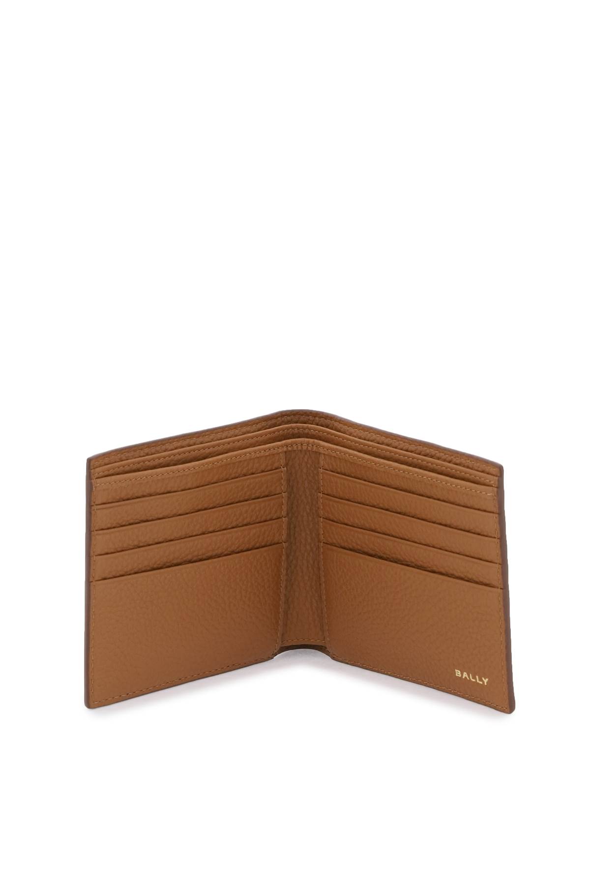 Shop Bally Pennant Bi-fold Wallet In Multideserto Oro (brown)