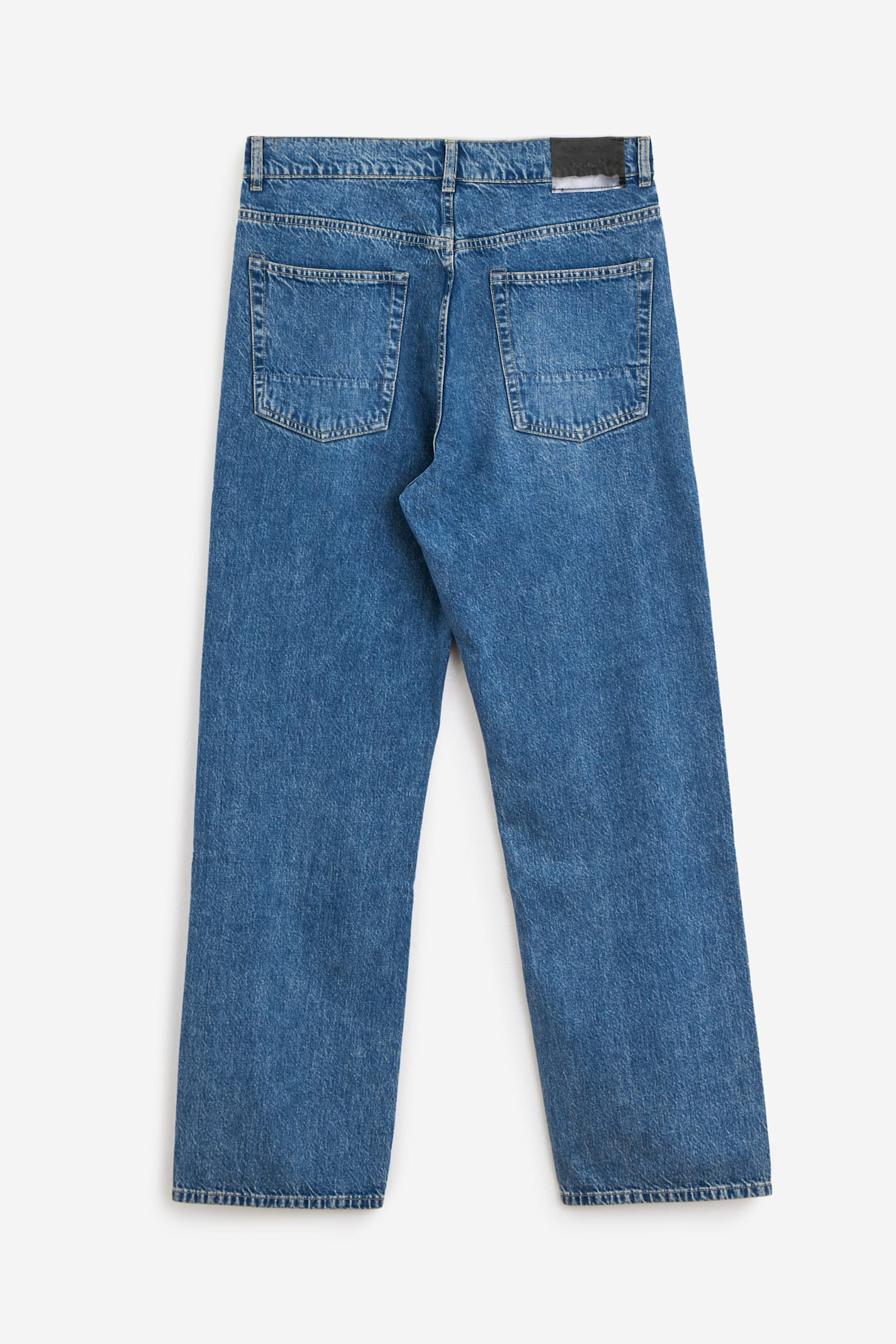 Our Legacy Third Cut Logo-patch Jeans In Blue