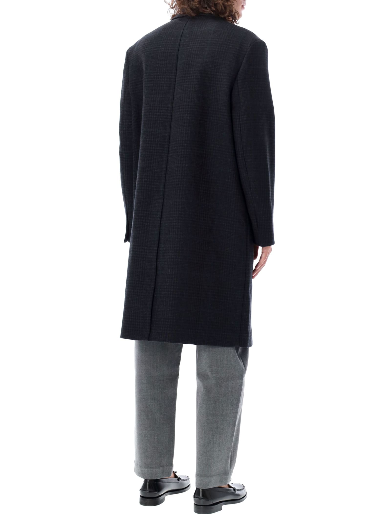 Shop Studio Nicholson Brooke Over Coat In Multi