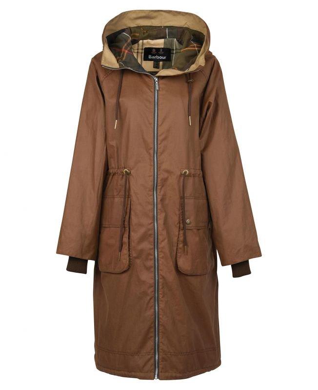 Front-zip Hooded Coat Barbour