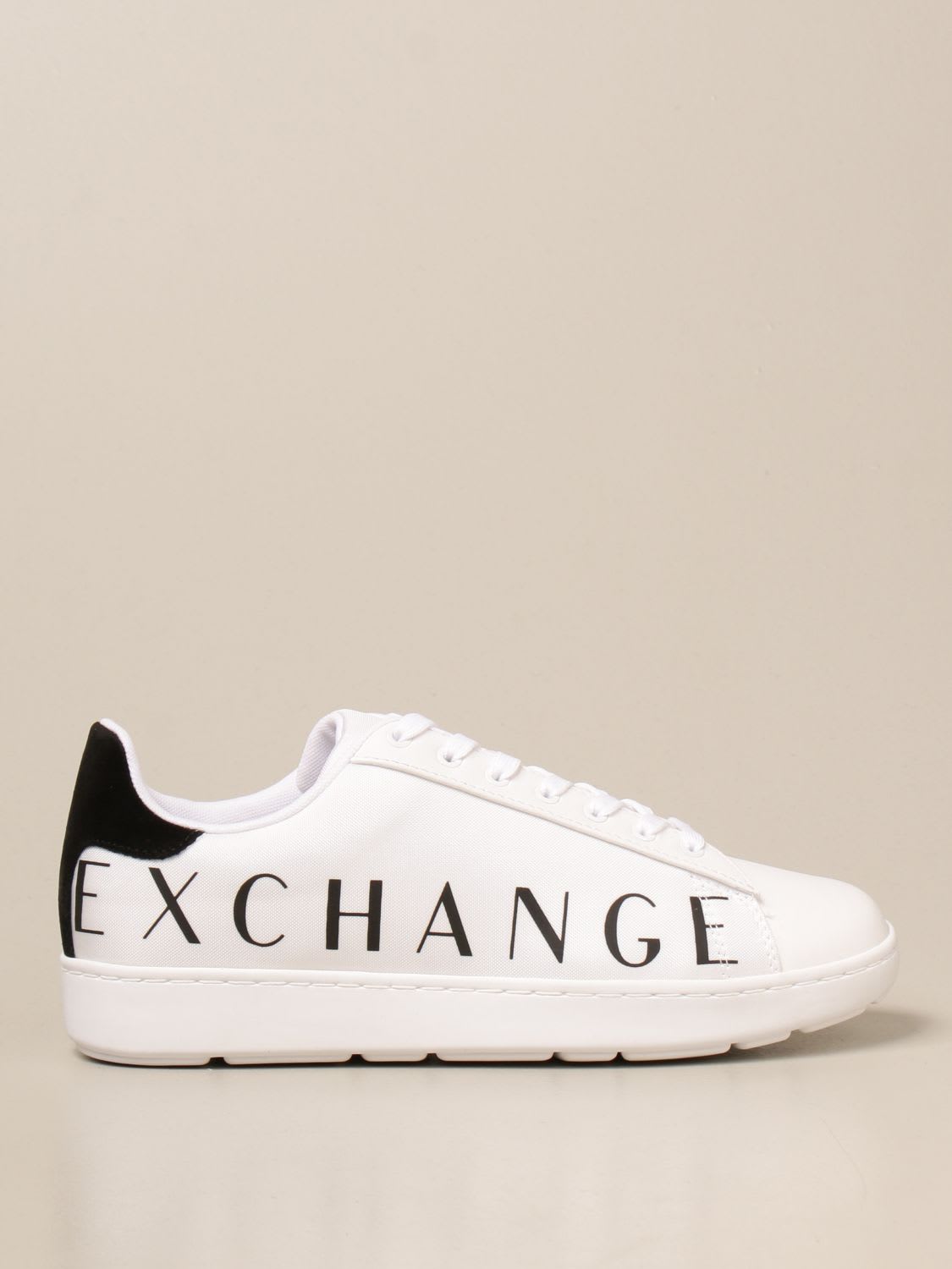 Armani Collezioni Armani Exchange Sneakers Armani Exchange Sneakers In Canvas In White
