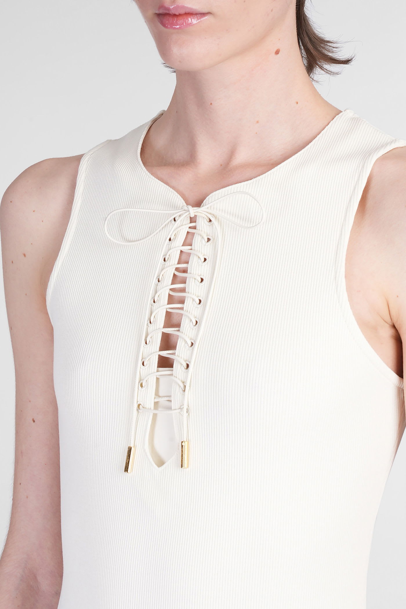 Givenchy In Beige Cotton In White