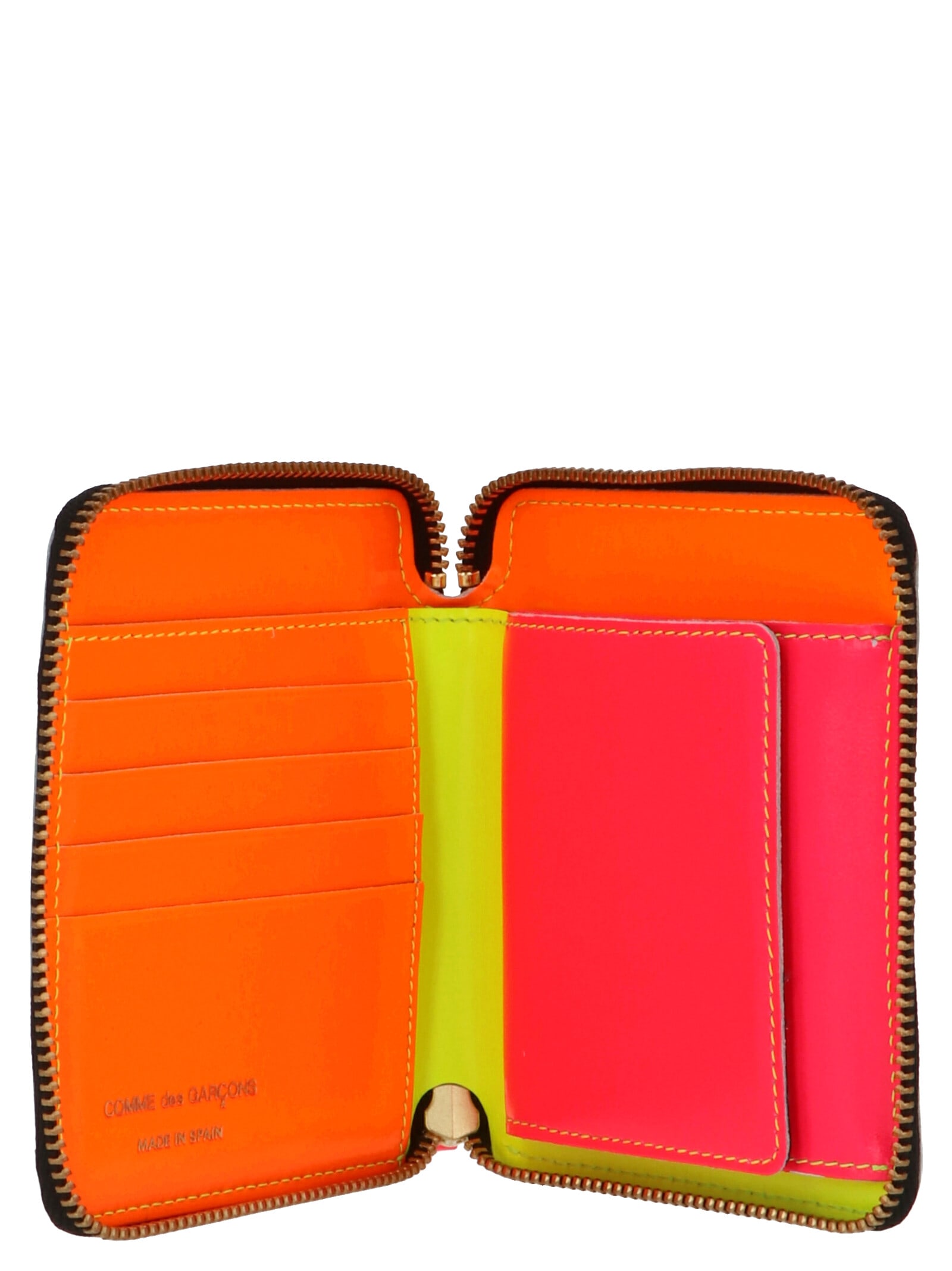 Comme Des Garçons Super Fluo Wallet In Yellow