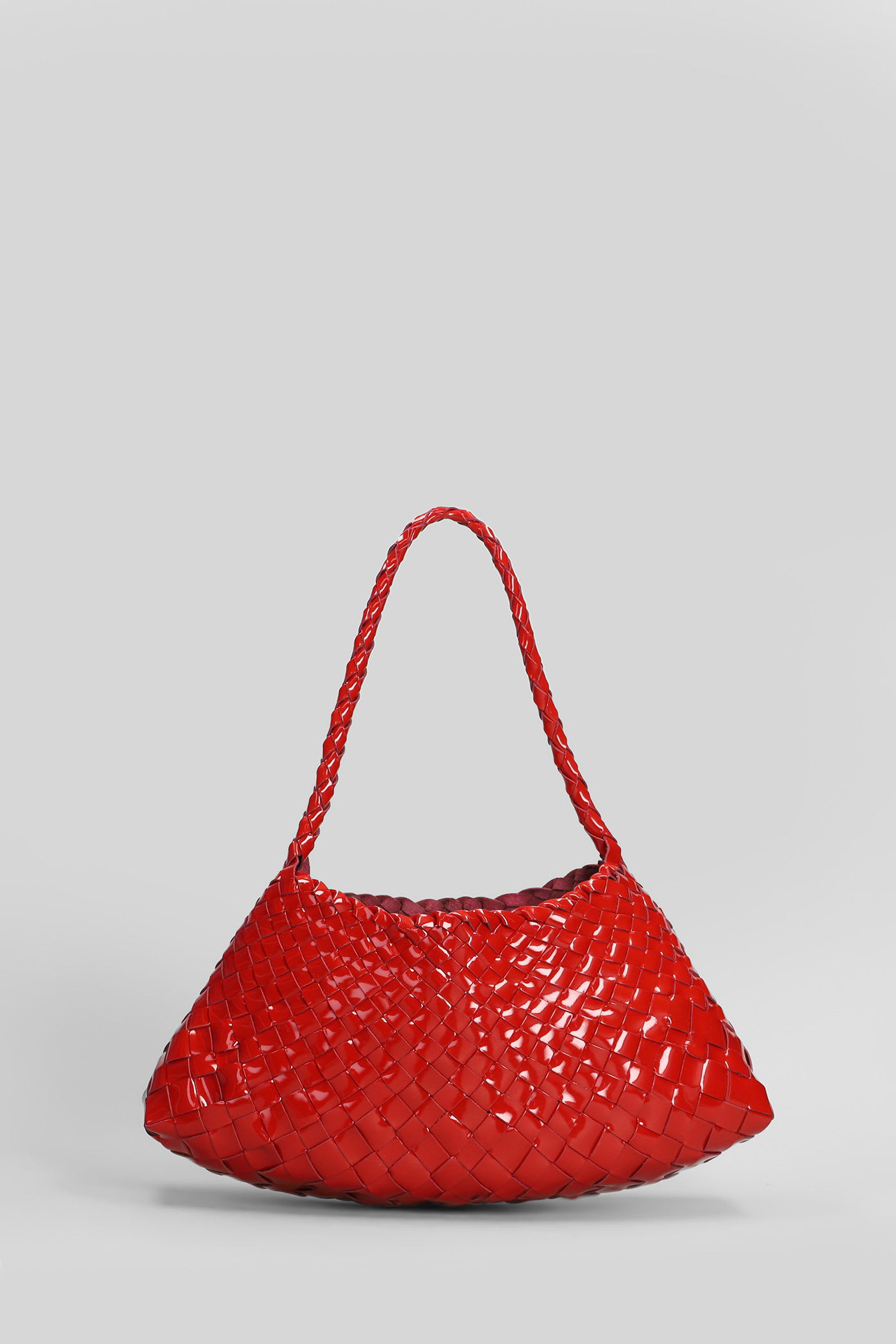 Dragon Diffusion Rosanna Mini Hand Bag In Red Leather In Red